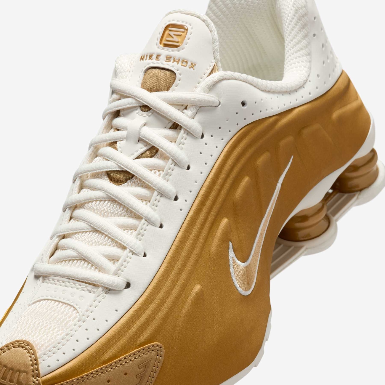 nike shox r4 gold