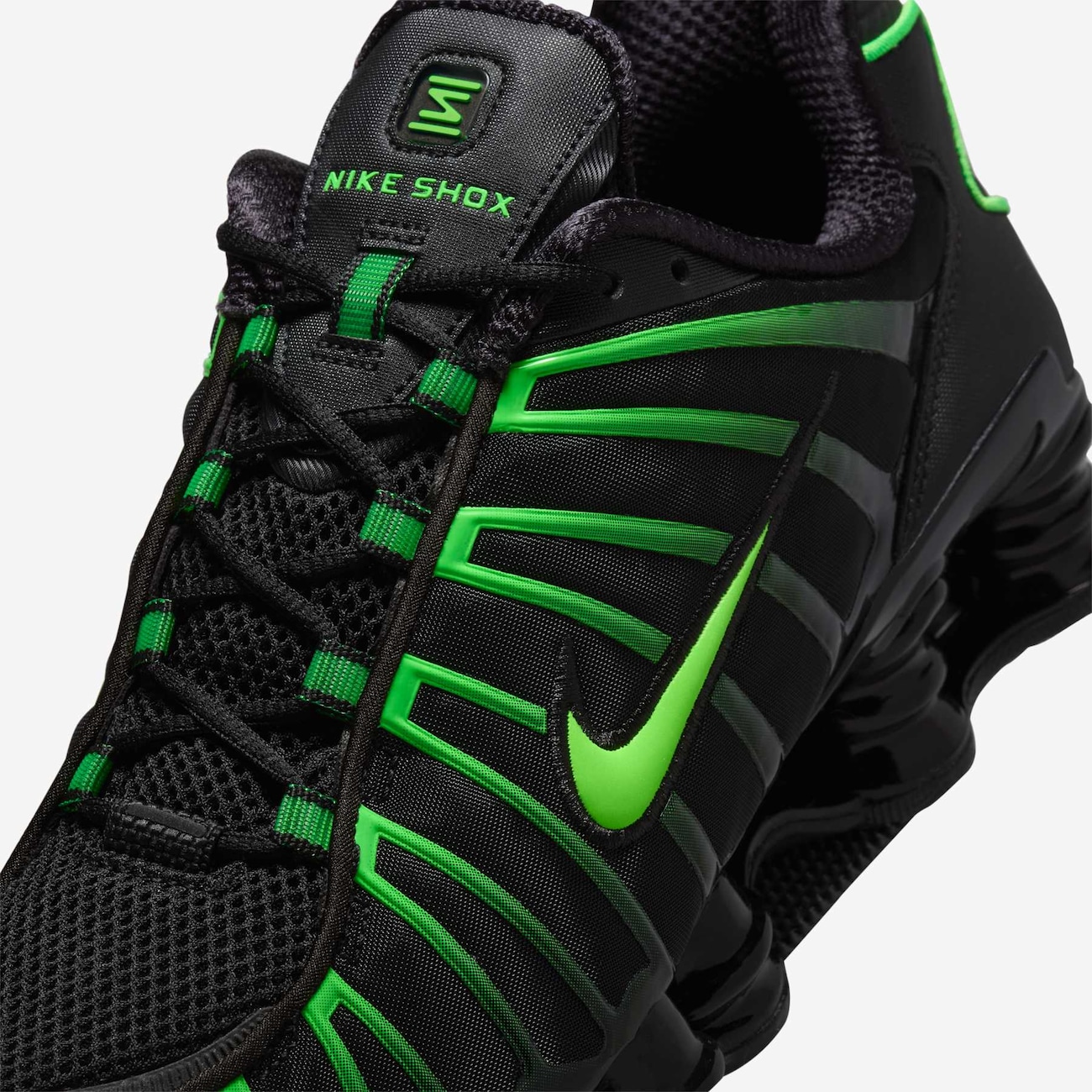 Nike Shox TL Black Green Strike - Nike