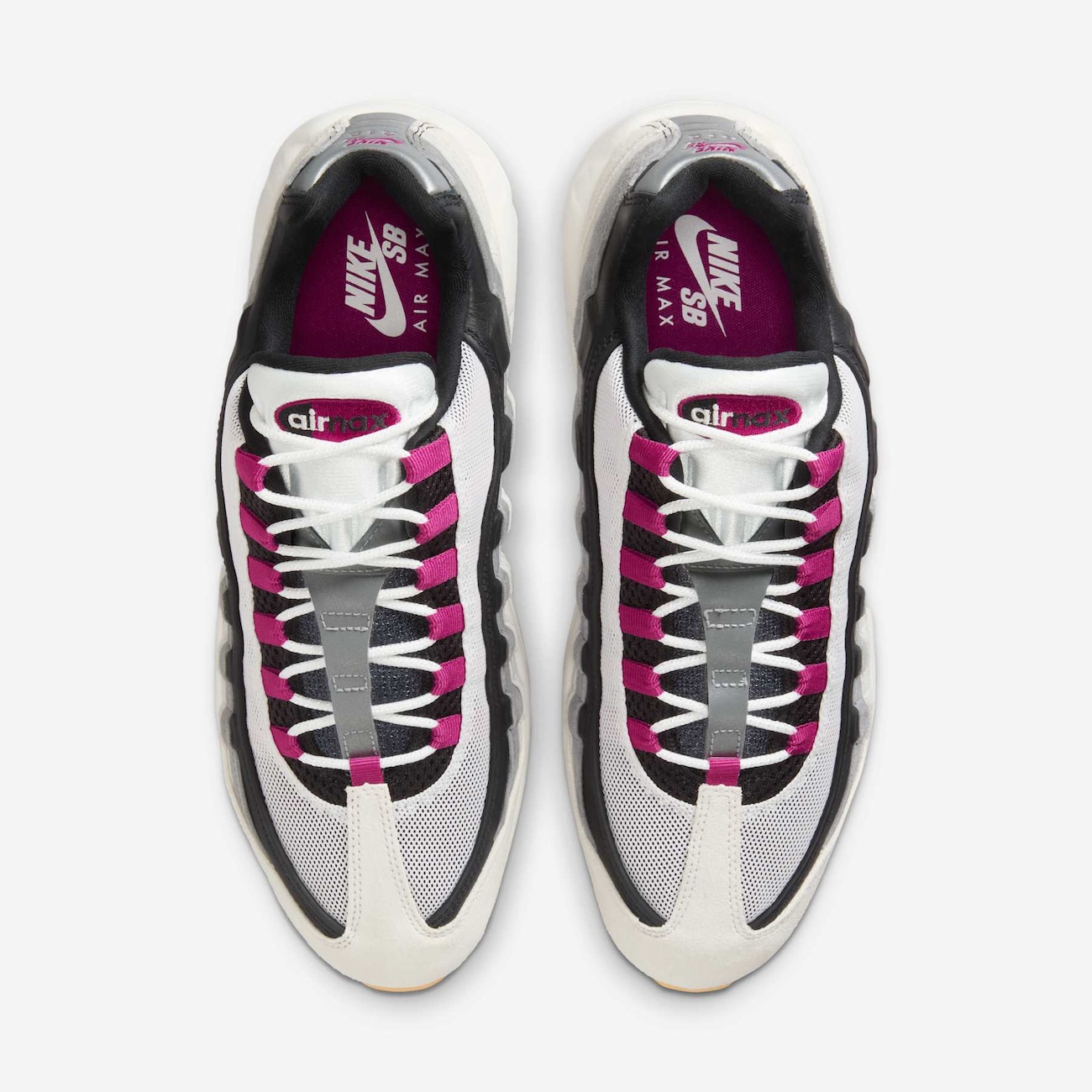 Nike SB Air Max 95 Summit White and Cactus Flower - Nike