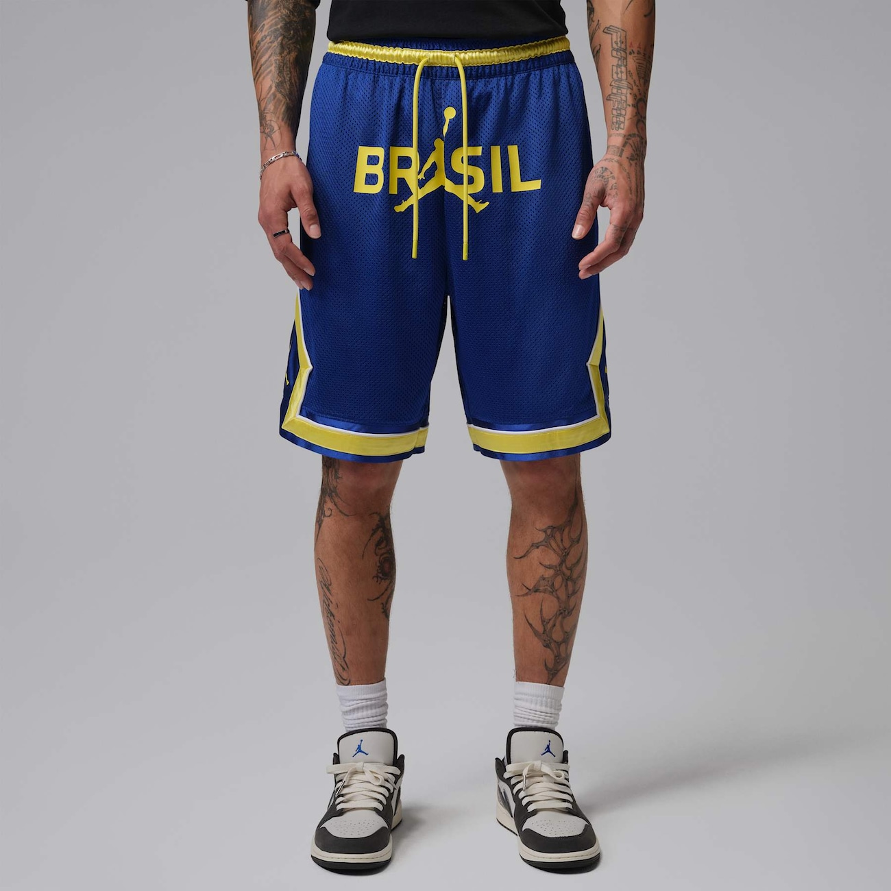 Shorts Brasil Jordan Mesh Diamond Masculino