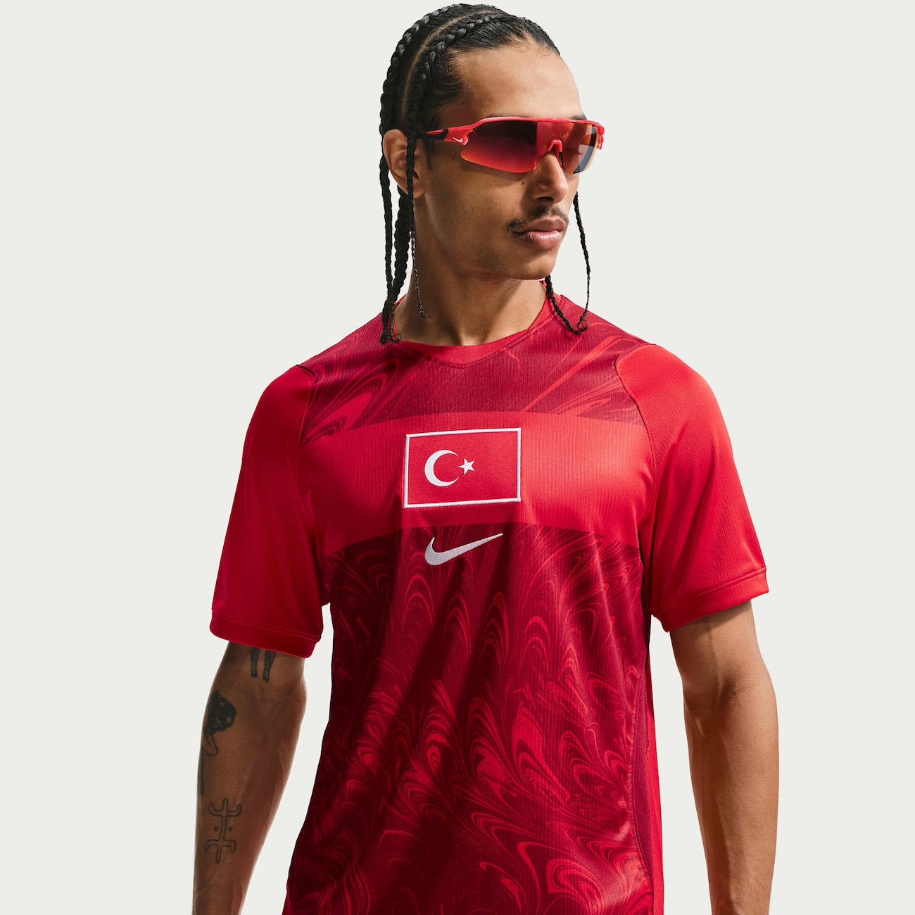 Camisa Turquia Nike I 2026/27 Torcedor Pro Masculina