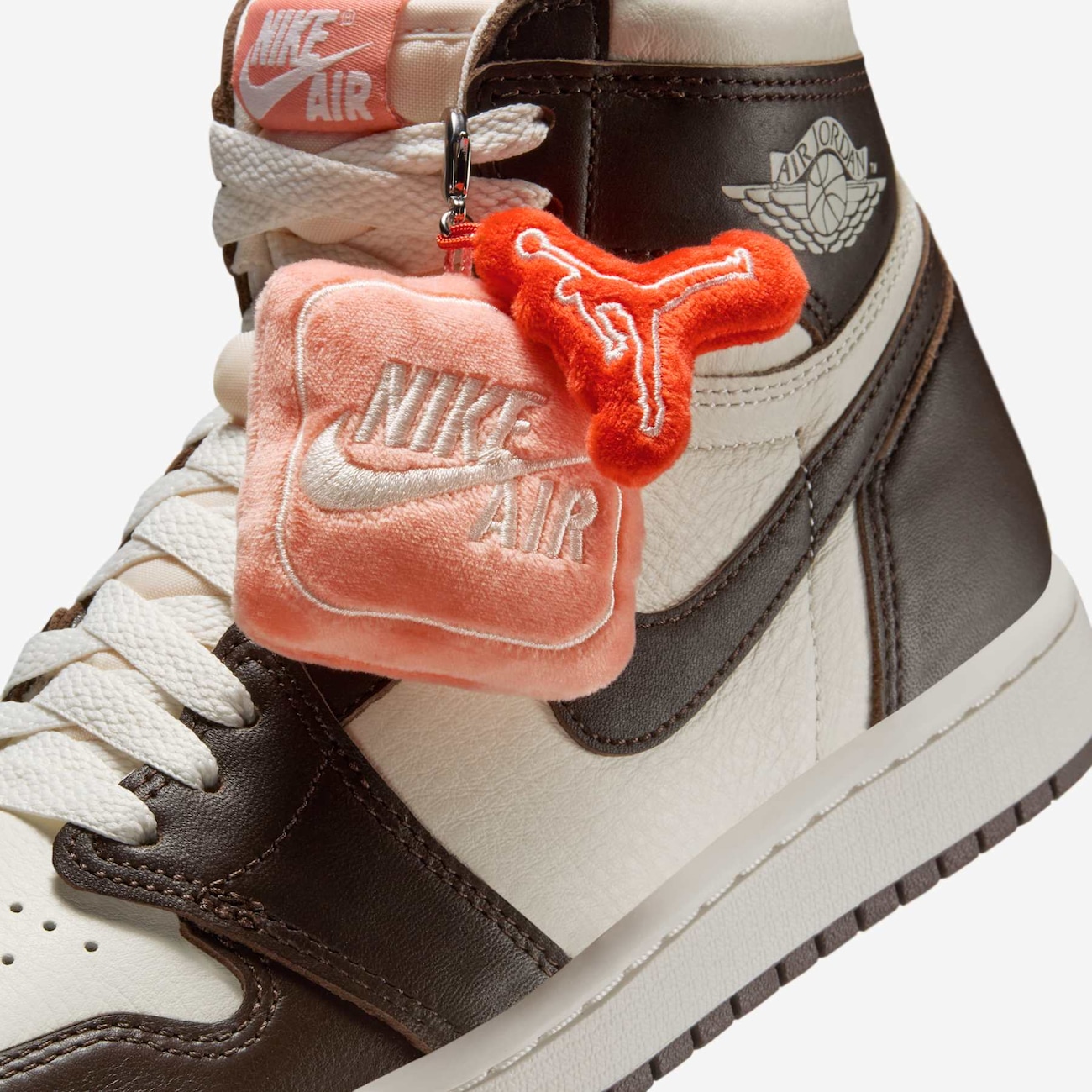 Women's Air Jordan 1 High OG Baroque Brown and Sail - Nike