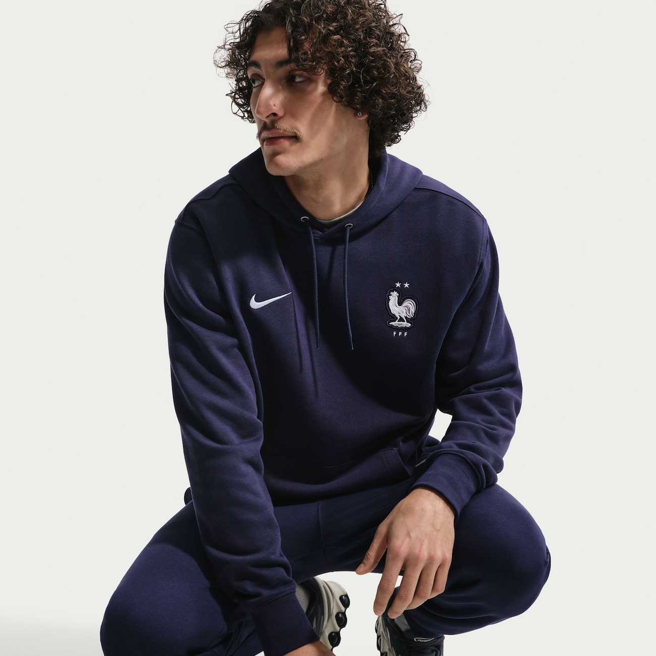 Blusão França Nike Club French Terry Masculino
