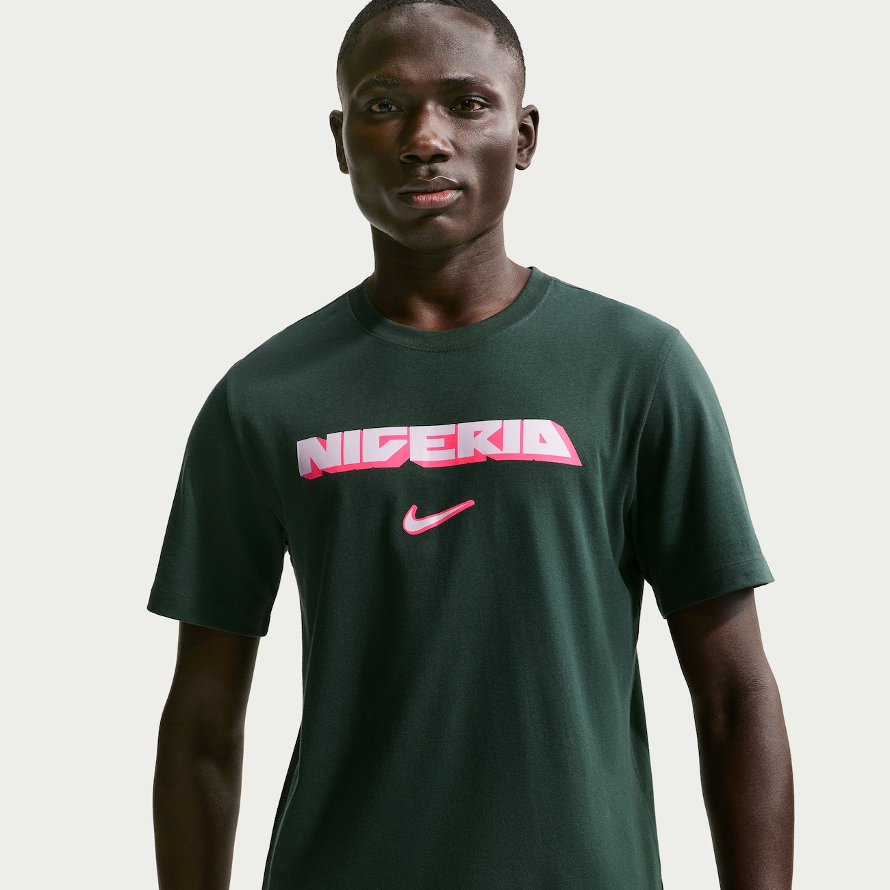 Camiseta Nigéria Nike Wordmark Masculina