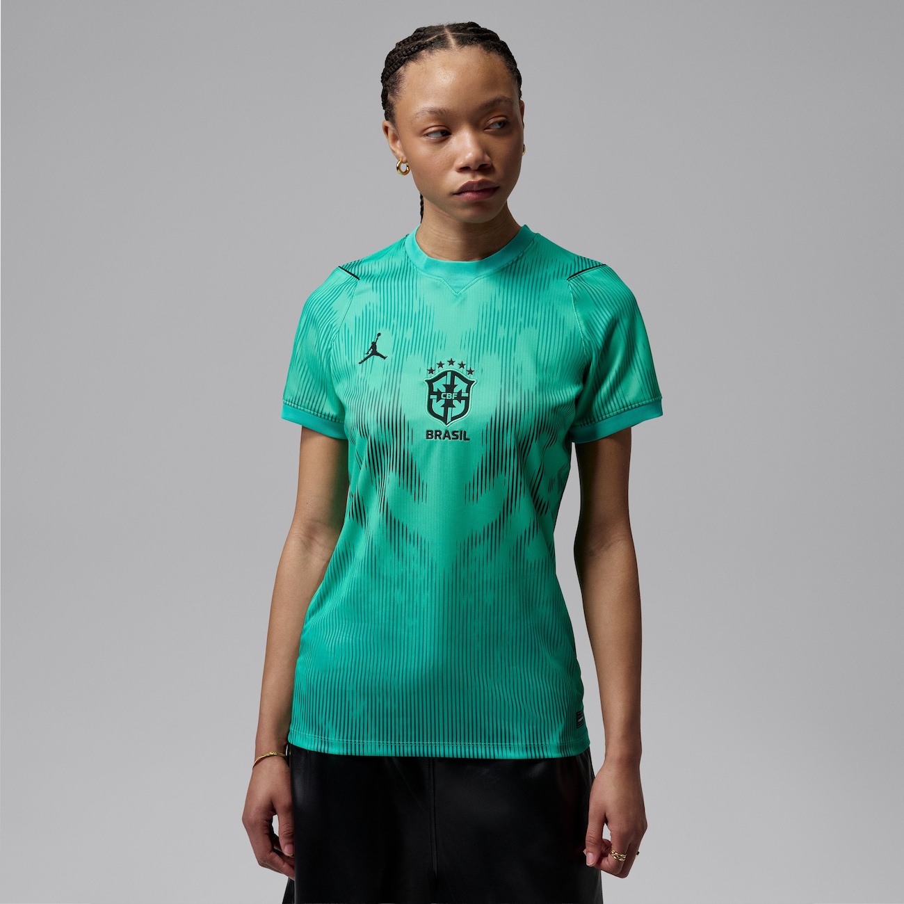 Camisa de Goleiro Brasil Jordan 2026/27 Torcedora Pro Feminina