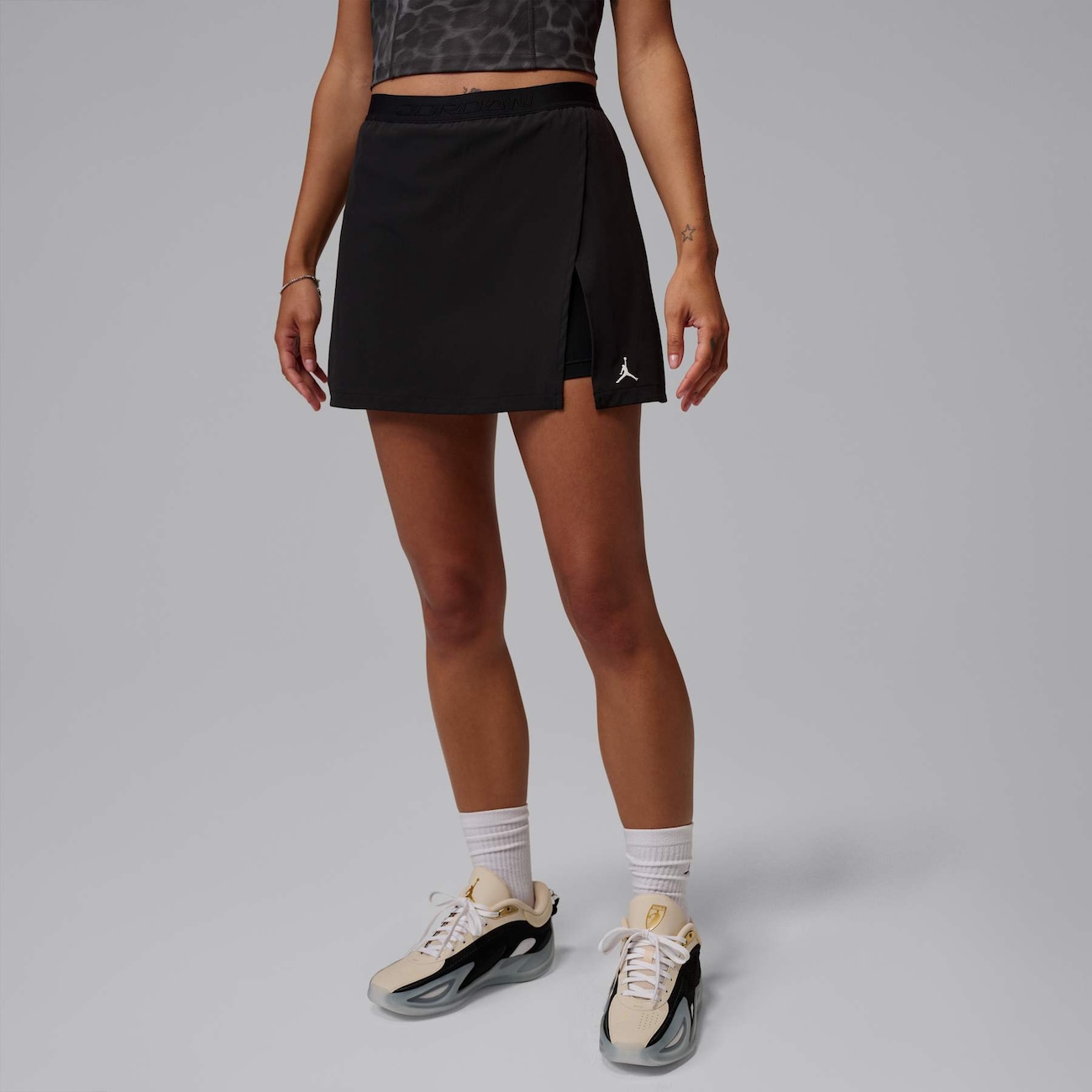 Shorts Saia Dri-FIT Jordan Sport Essential Feminino