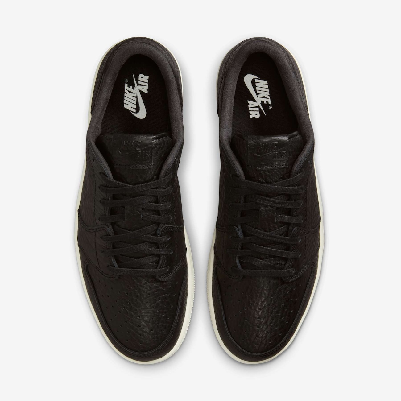 Air Jordan 1 Retro Low Black and Sail - Nike