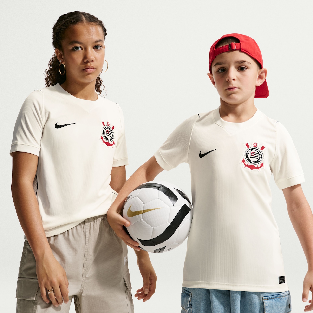 Camisa Corinthians Nike I 2026/27 Torcedor Pro Infantil