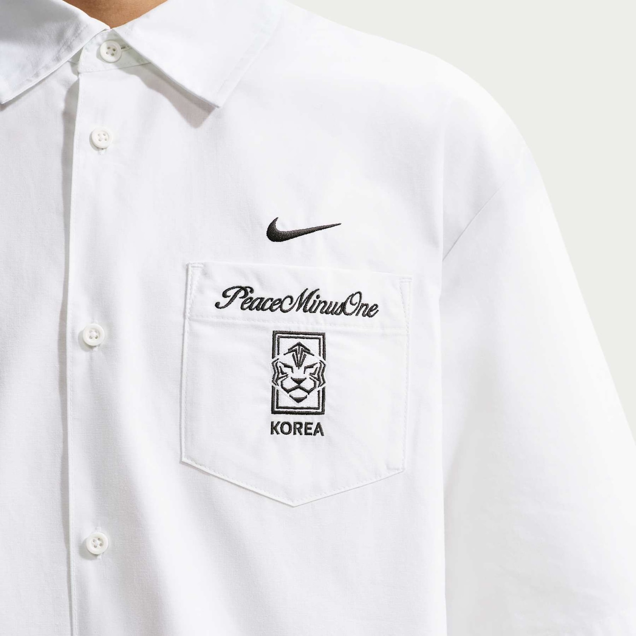 Nike Short Sleeve Shirt x South Korea x PEACEMINUSONE White - Nike