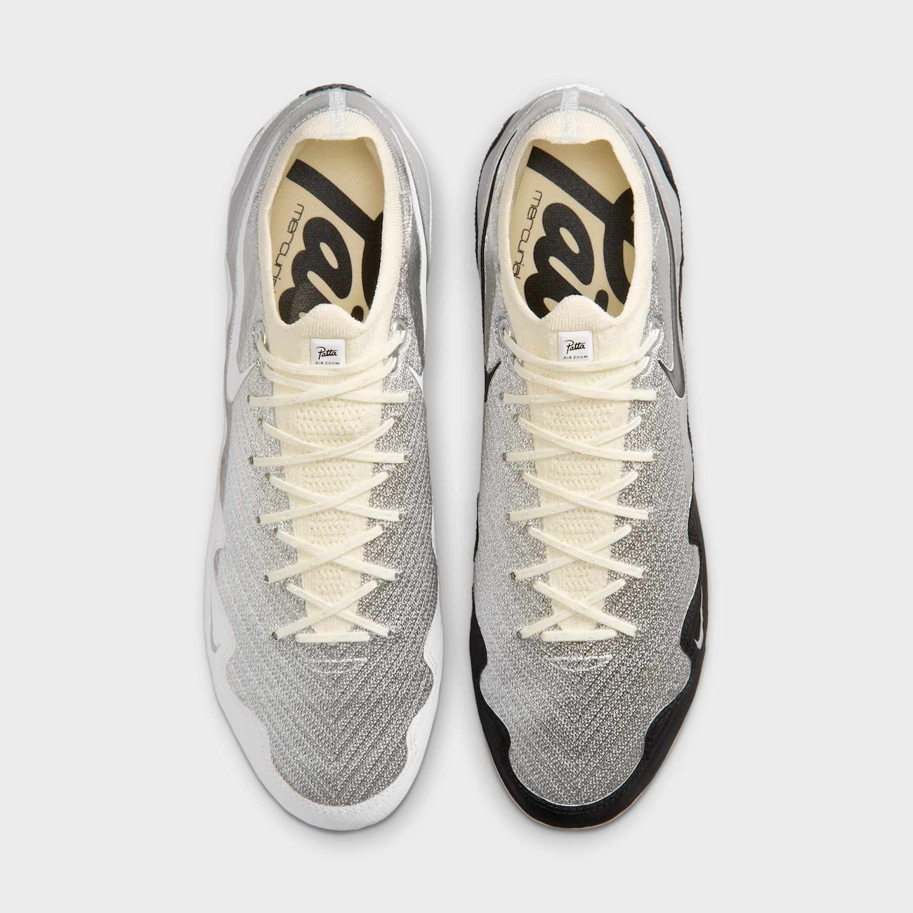 Mercurial Zoom Vapor 16 Elite FG SE x Patta Metallic Silver and