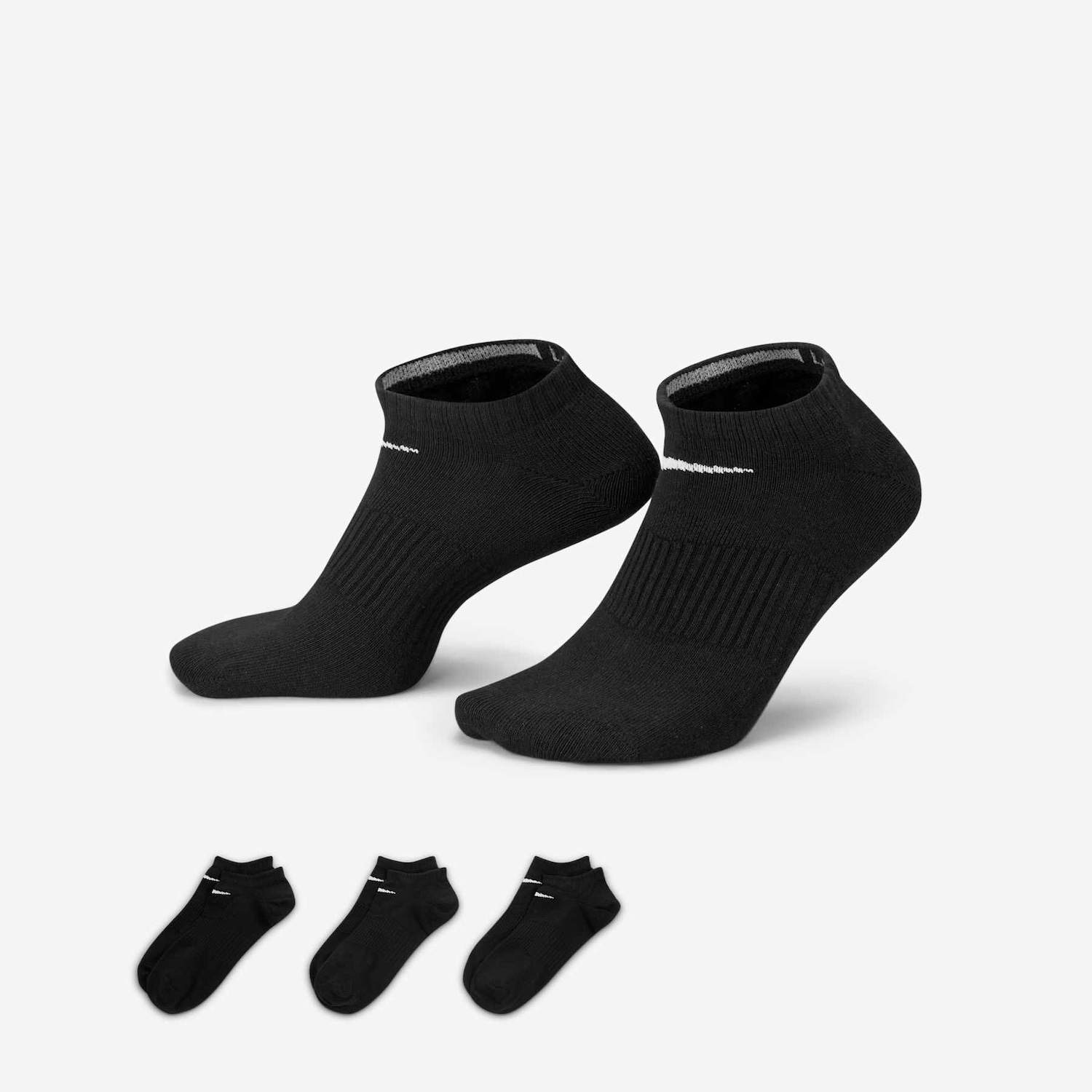 Meia Nike Performance Lightweight (3 pares) Unissex