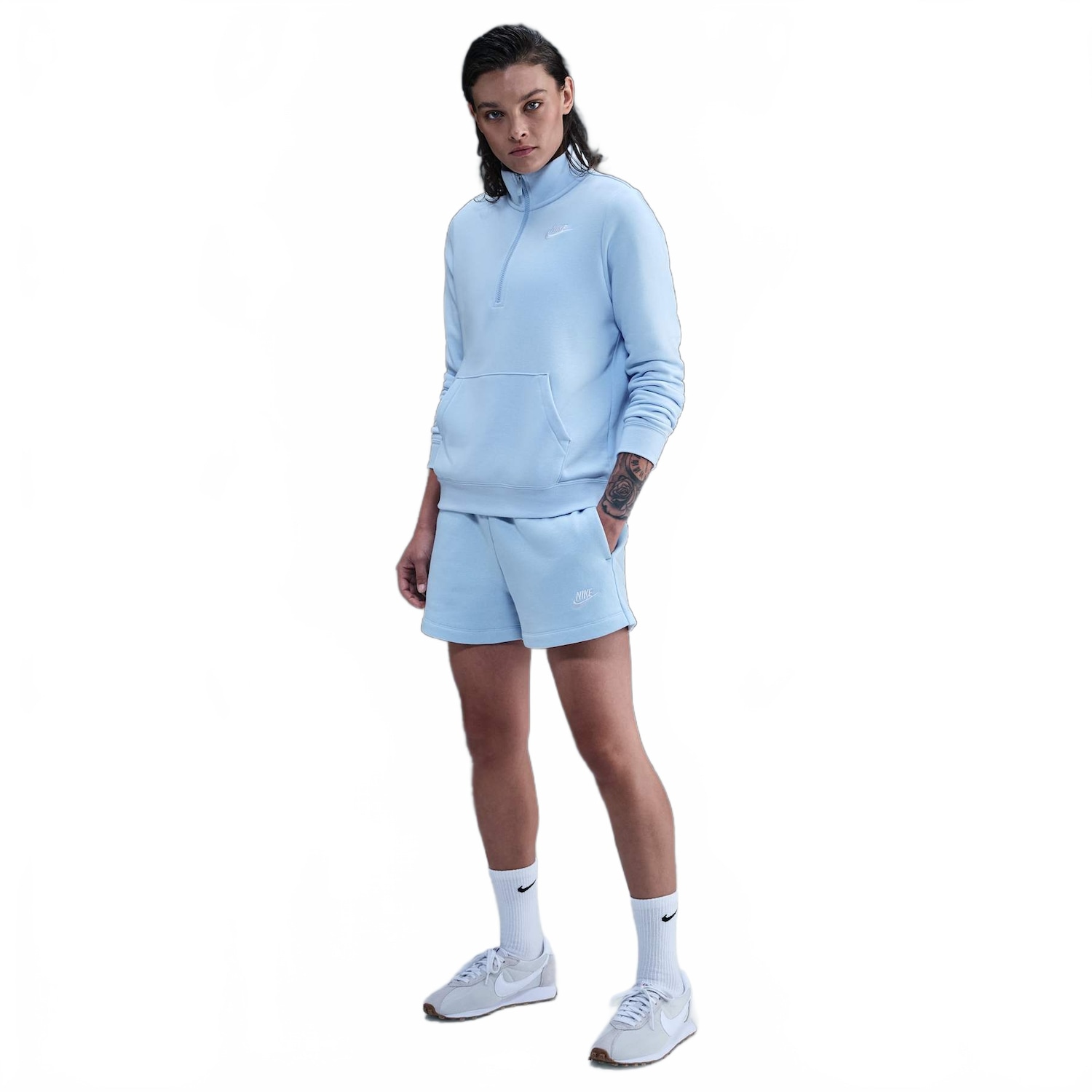 Shorts Nike Sportswear Club Fleece Feminino