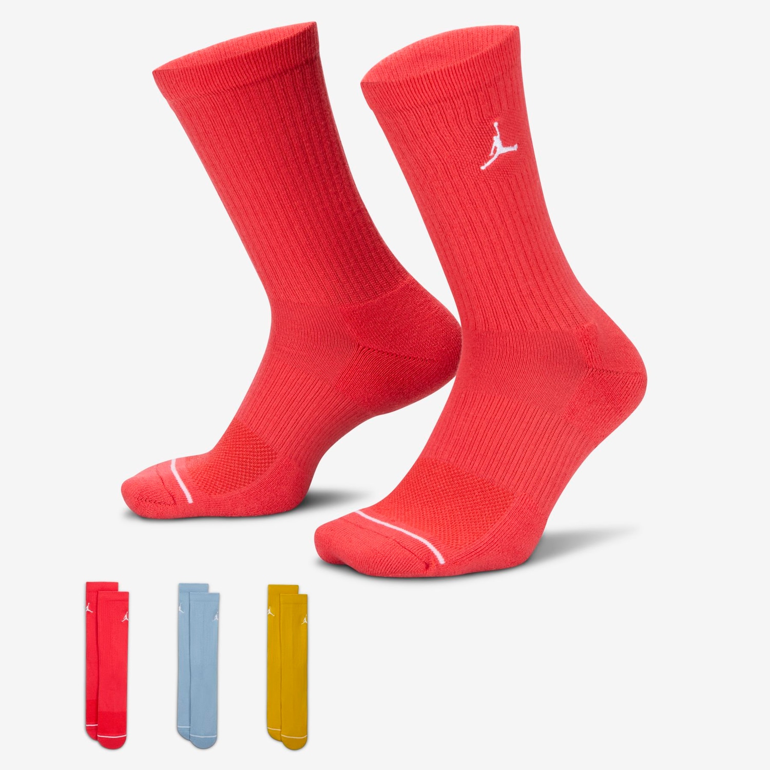 Meia Jordan Everyday Crew (3 Pares) Unissex