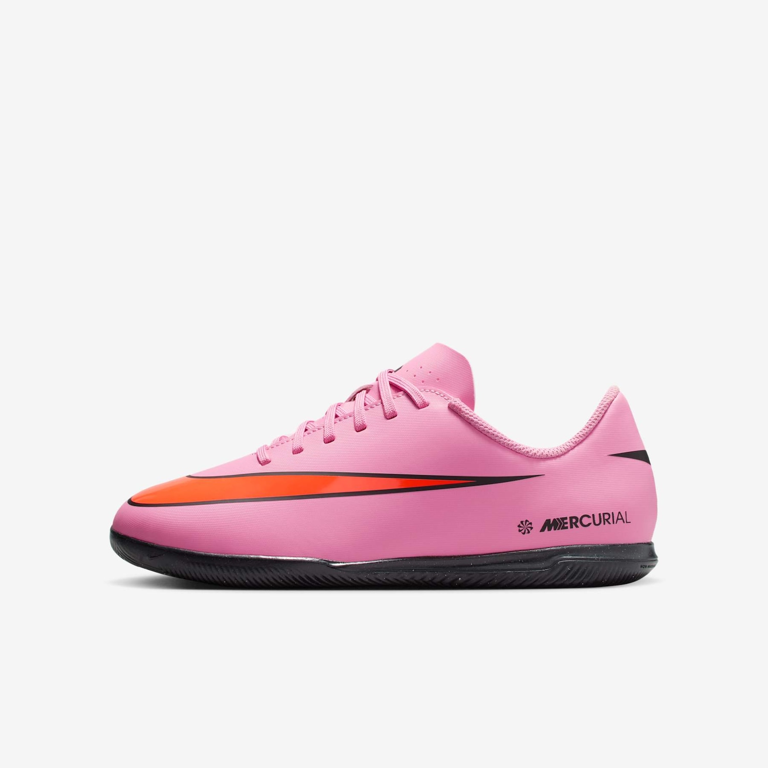 Vista 2 Chuteira Nike Mercurial Vapor 16 Club Infantil Futsal Preto Nike Preto