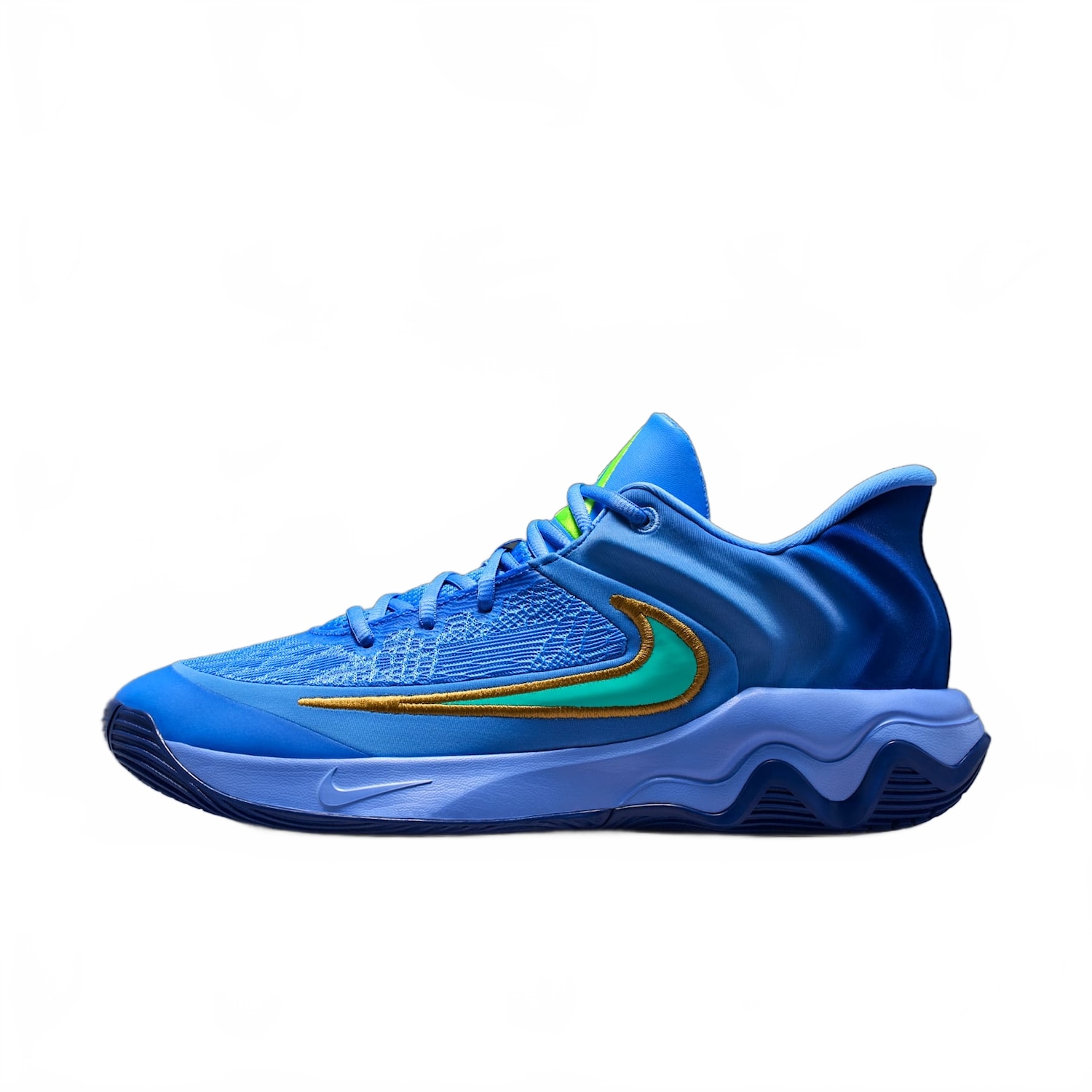 Vista 2 Tênis Nike Giannis Immortality 4 Masculino Azul Nike Azul