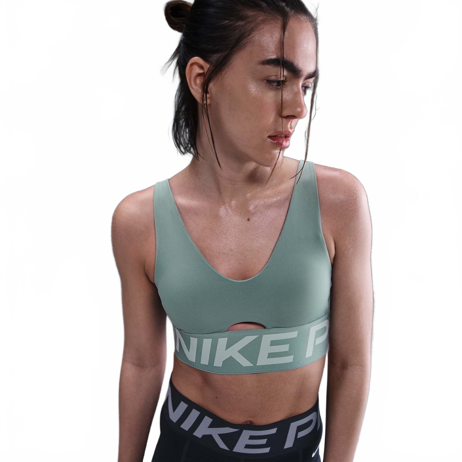 Top Nike Pro Indy Plunge Feminino