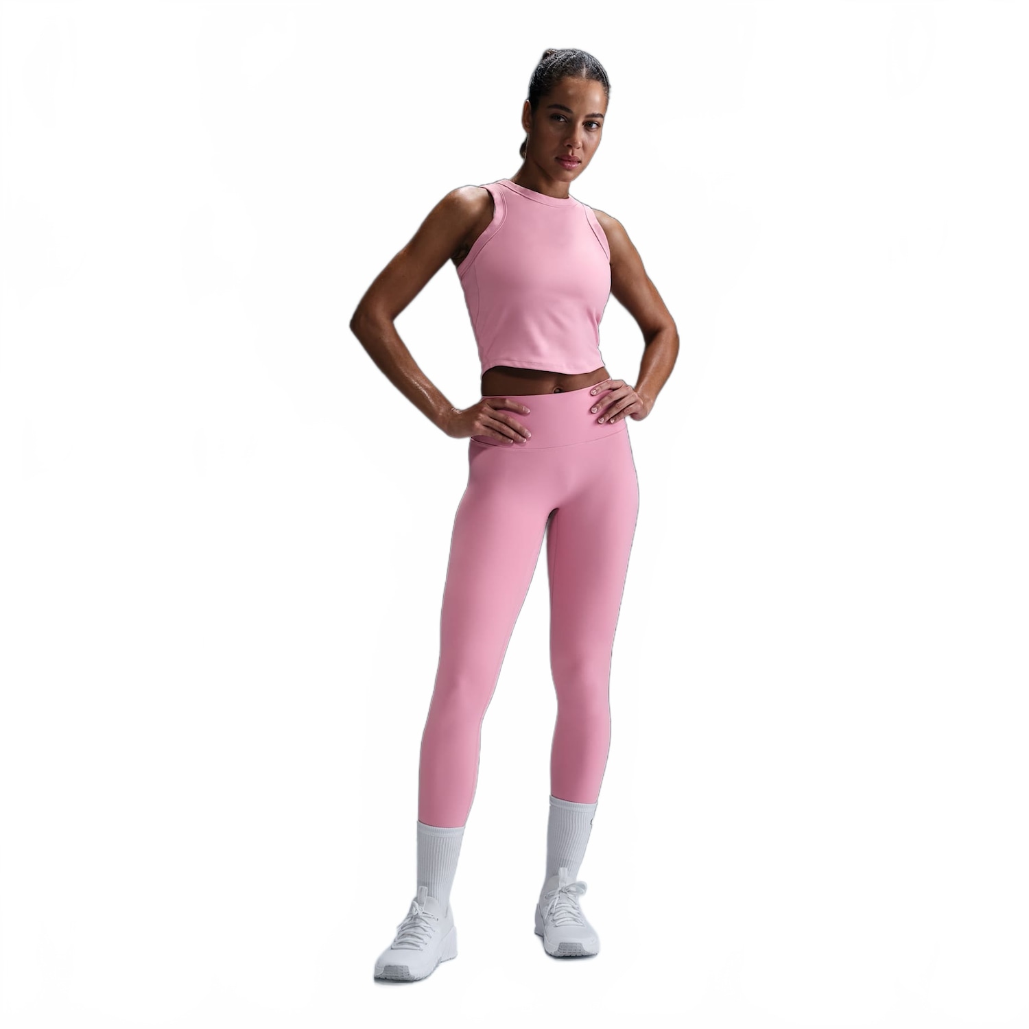 Vista 2 Calça Nike Dri-FIT One HR Feminina Preto Nike Preto