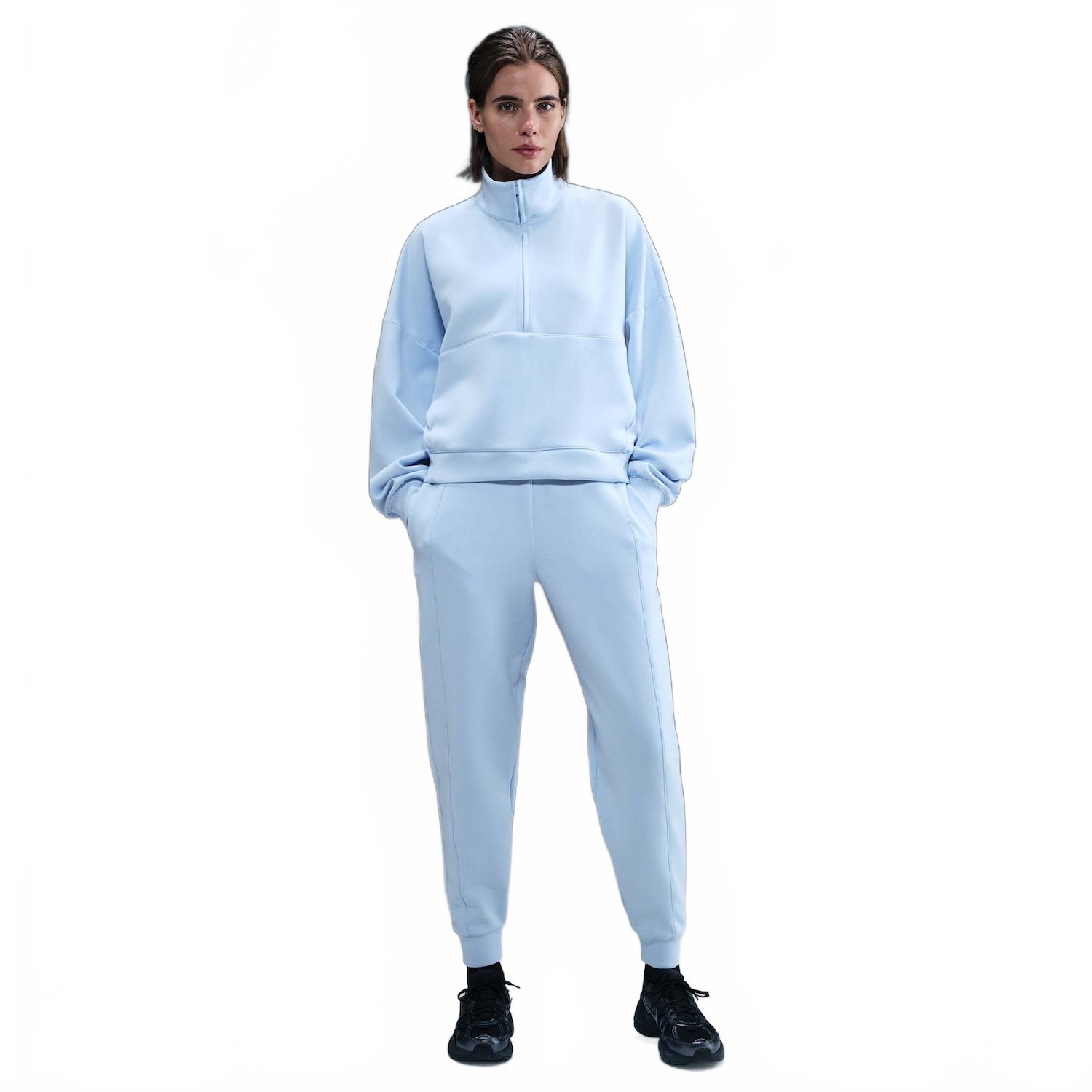 Vista 2 Calça Nike Dri-FIT Jogger Soft 24.7 Feminina azul Nike azul