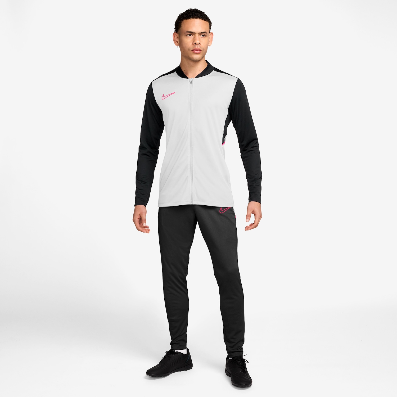 Agasalho Nike Dri-FIT Academy Masculino | Cor: Cinza | Tamanho: G