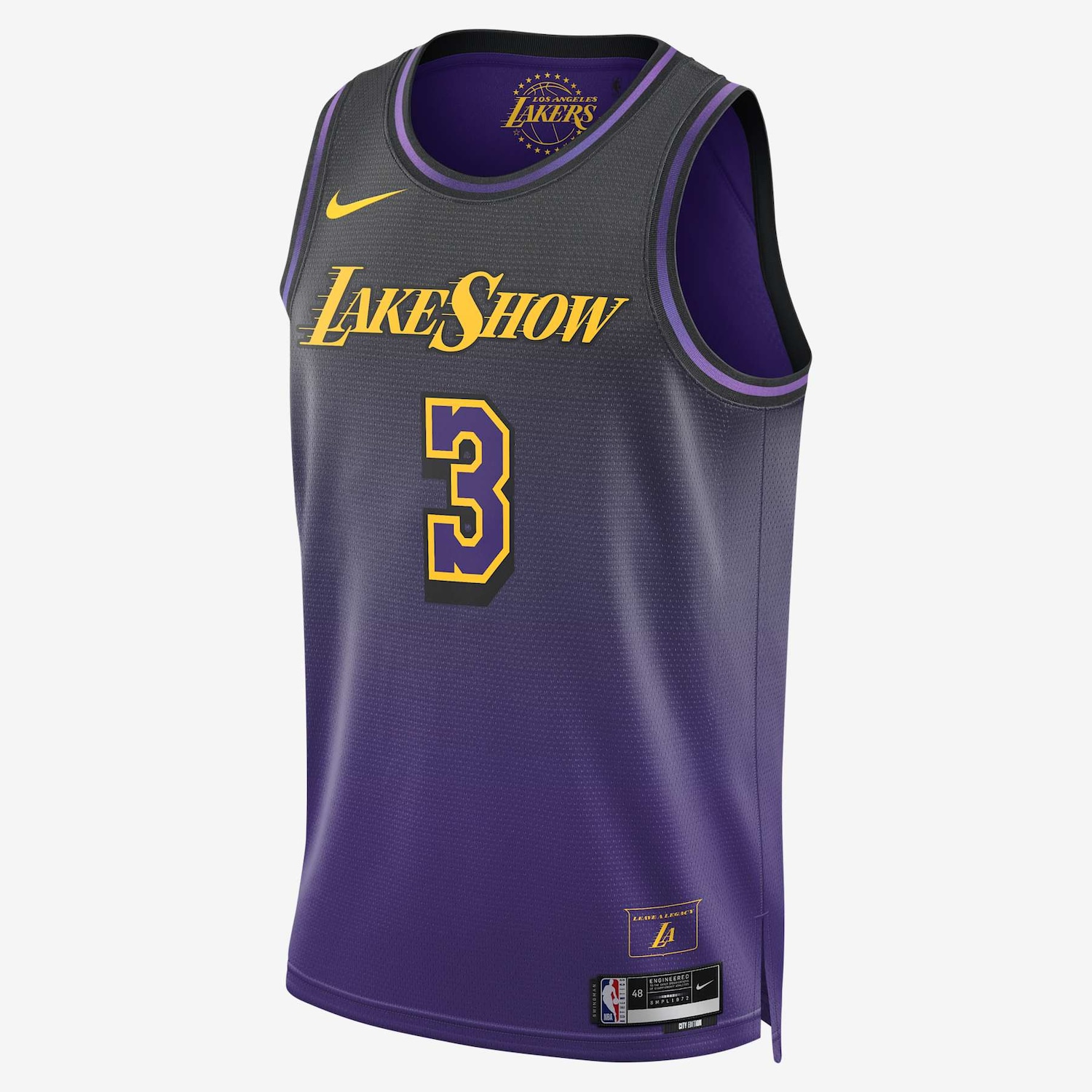 Regata Nike NBA Los Angeles Lakers City Edition 2024/25 Masculina