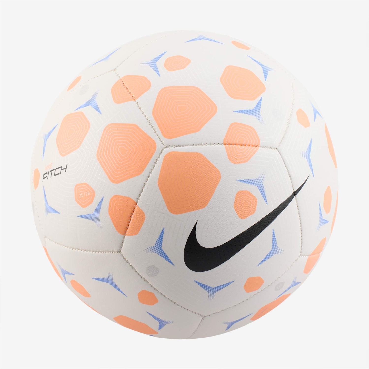 Bola de Futebol Nike Pitch | Cor: Branco | Tamanho: 3