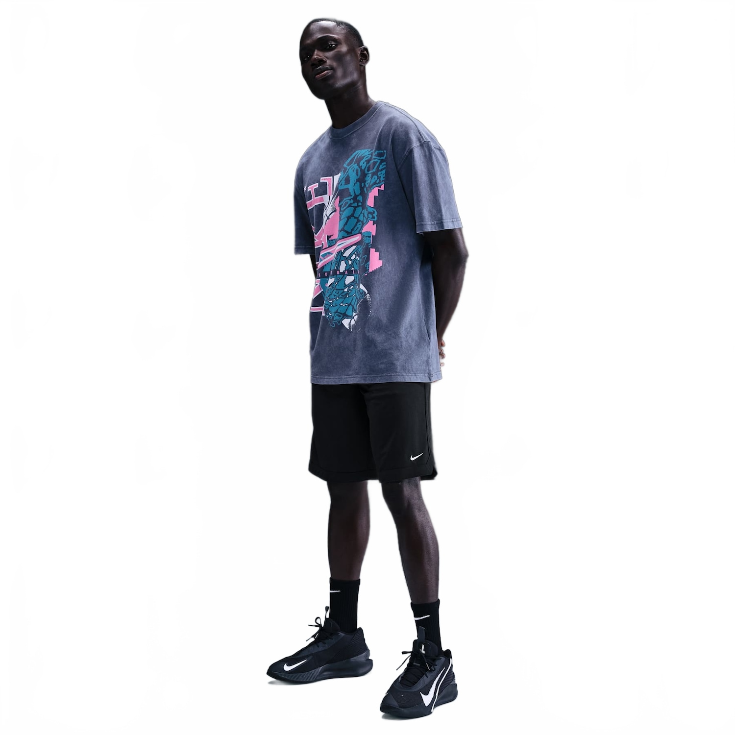 Shorts Dri-FIT Nike DNA Academy 11" Masculino | Cor: Preto | Tamanho: G