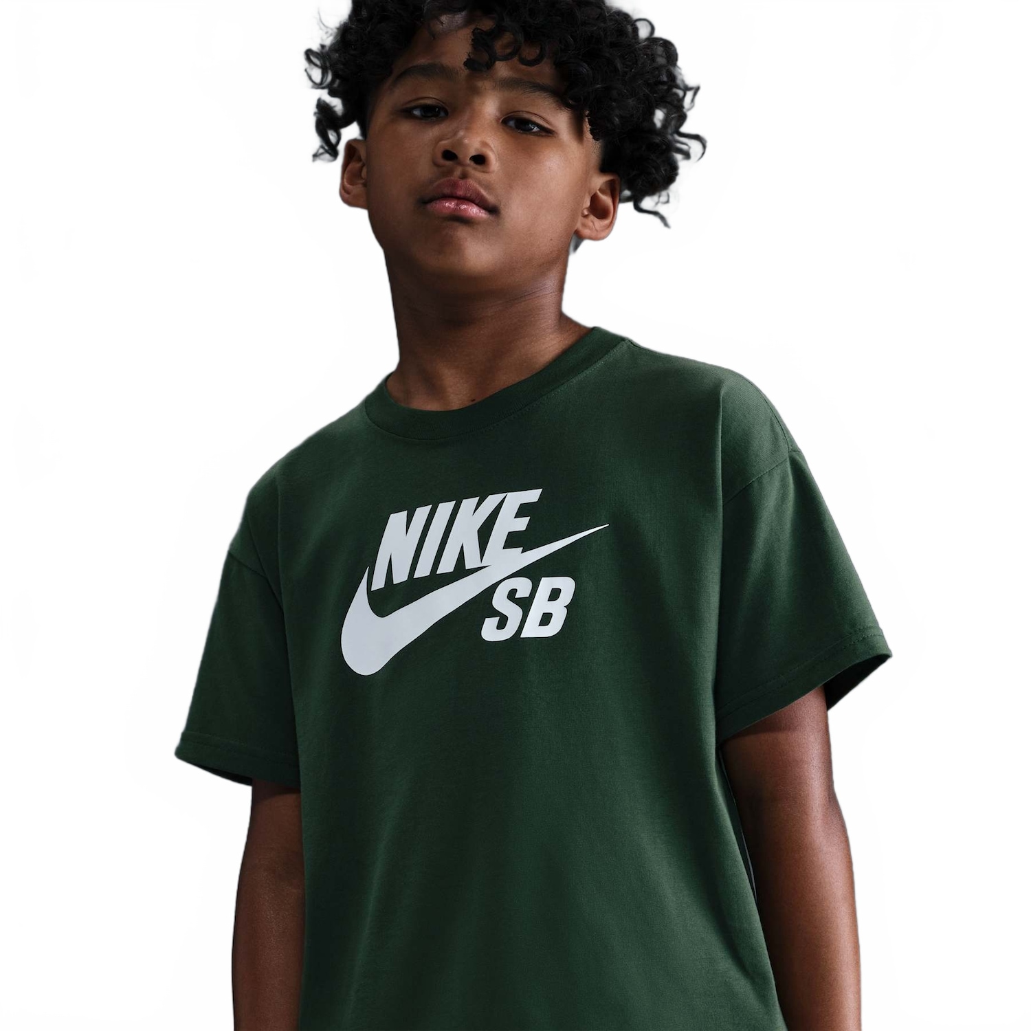 Vista 2 Camiseta Nike SB Harbor Infantil Branco Nike Branco