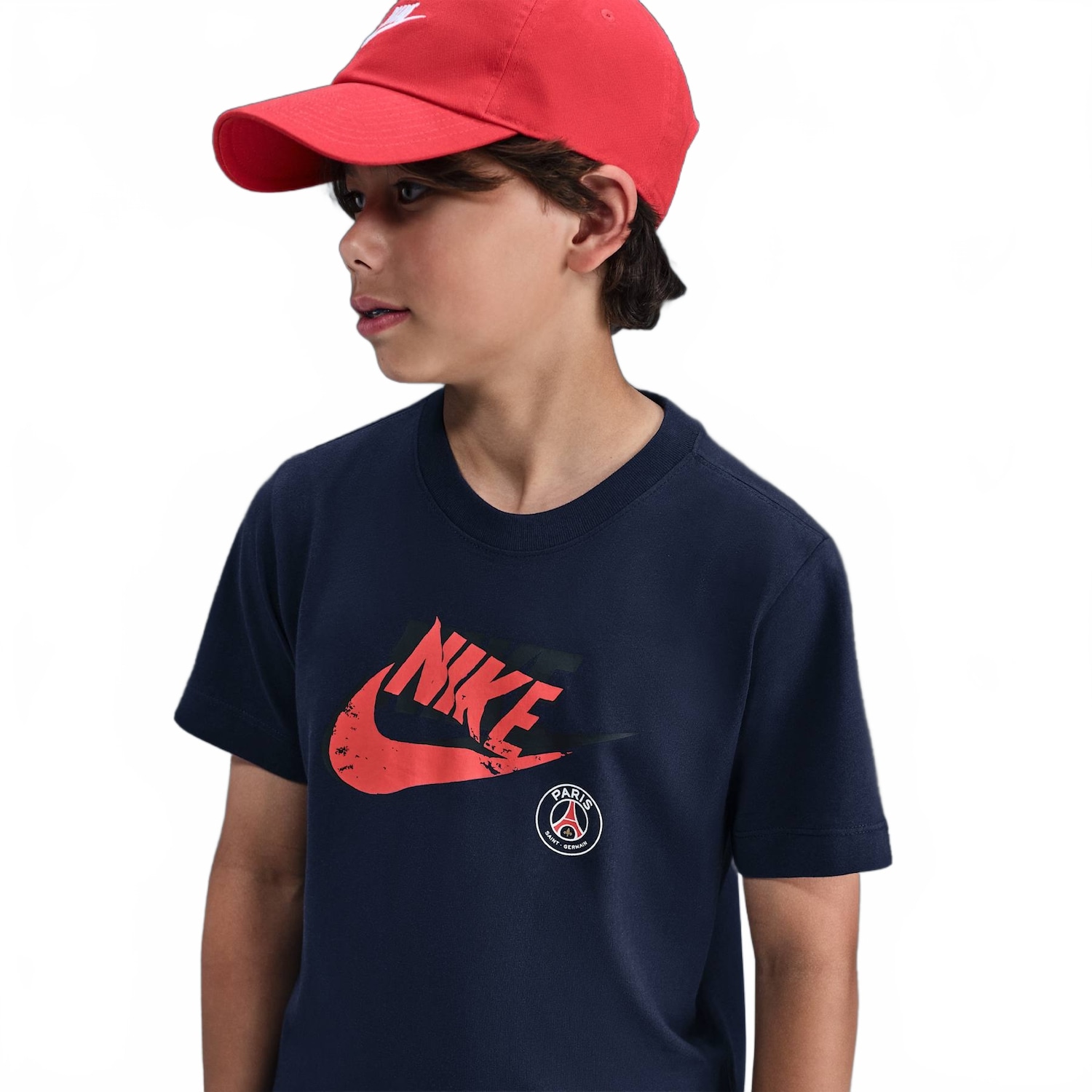 Camiseta Paris Saint-Germain Nike Futura Infantil