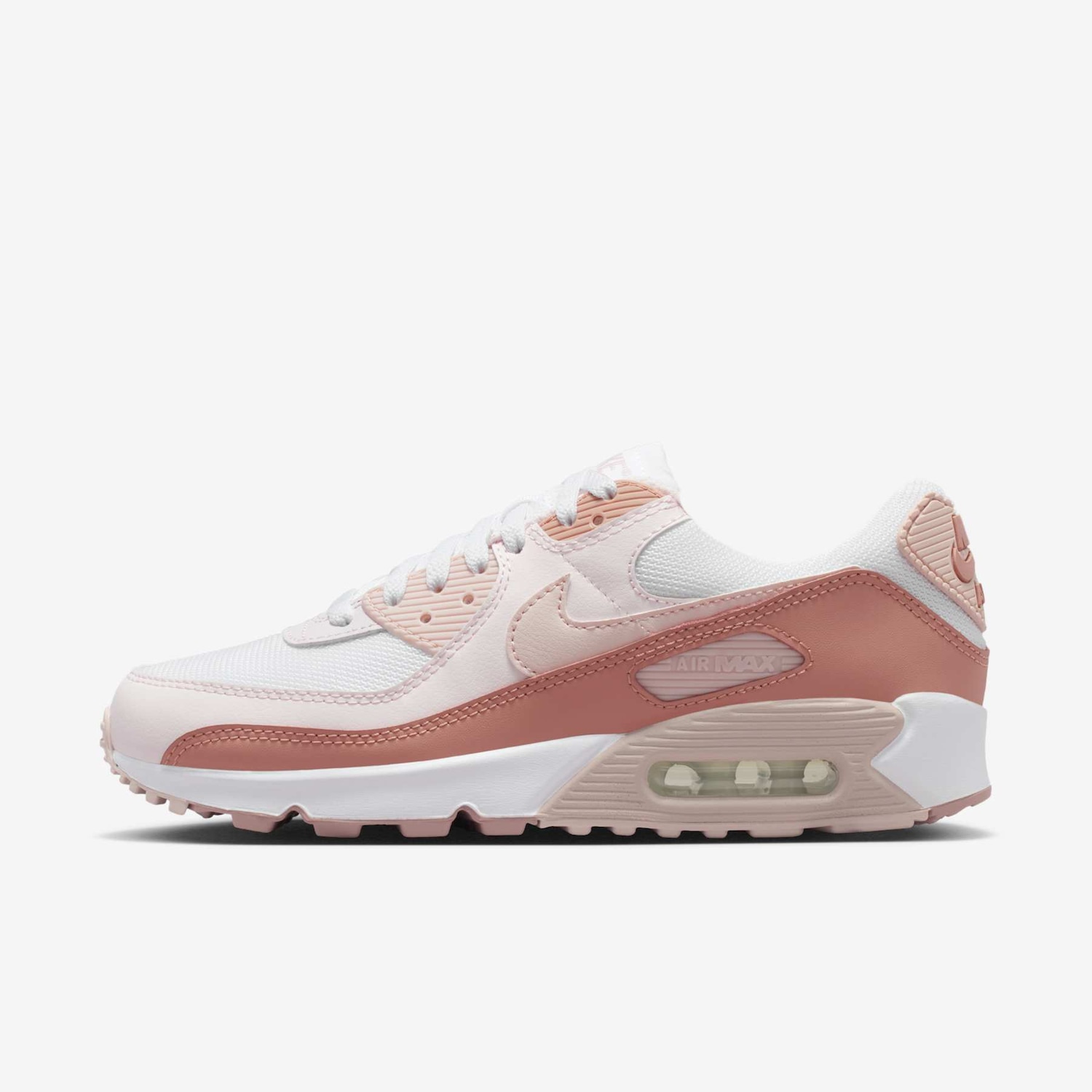 Vista 2 Tênis Nike Air Max 90 Feminino branco Nike branco