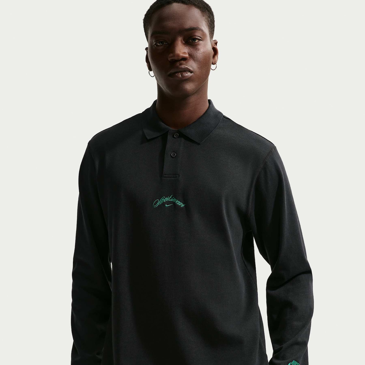 Camisa Polo Nike Club Manga Longa Masculina