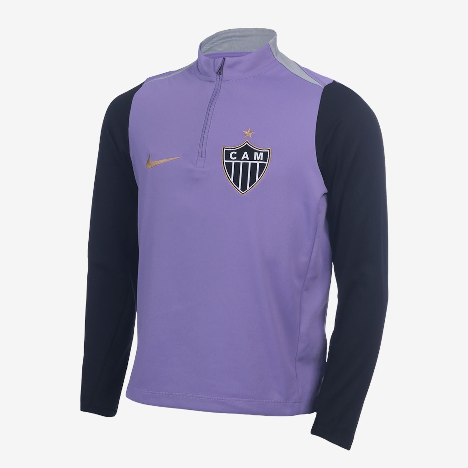 Camisa Atlético Mineiro Nike Manga Longa Academy Pro 2026 Treino Infantil