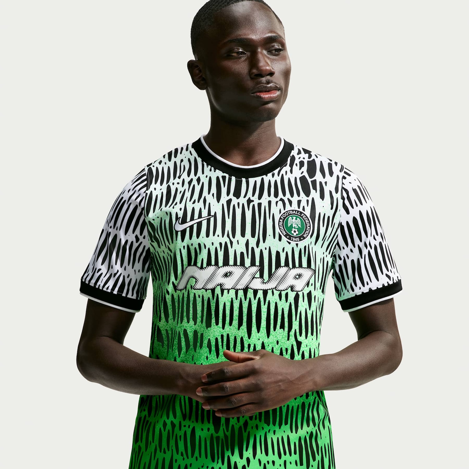 Camiseta Nigéria Nike x Slawn Dri-FIT Academy Pro Pré-Jogo Masculina