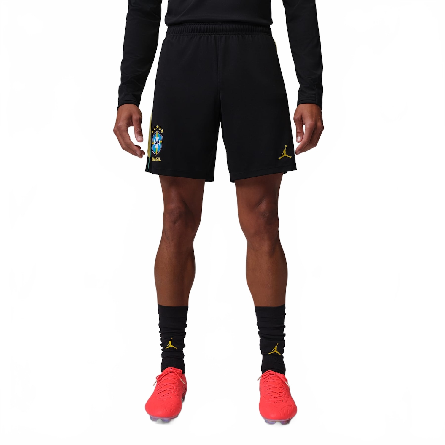 Shorts Brasil Jordan Academy Pro 2026 Treino Masculino