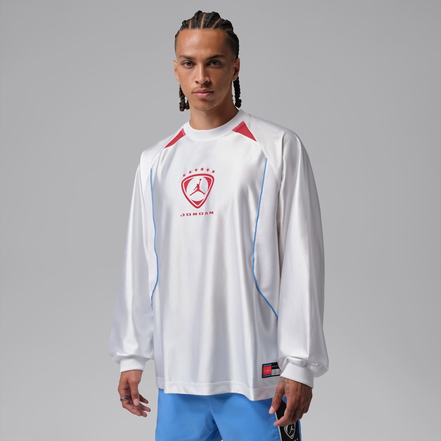 Camiseta de Goleiro Jordan Manga Longa Brooklyn FC Masculina