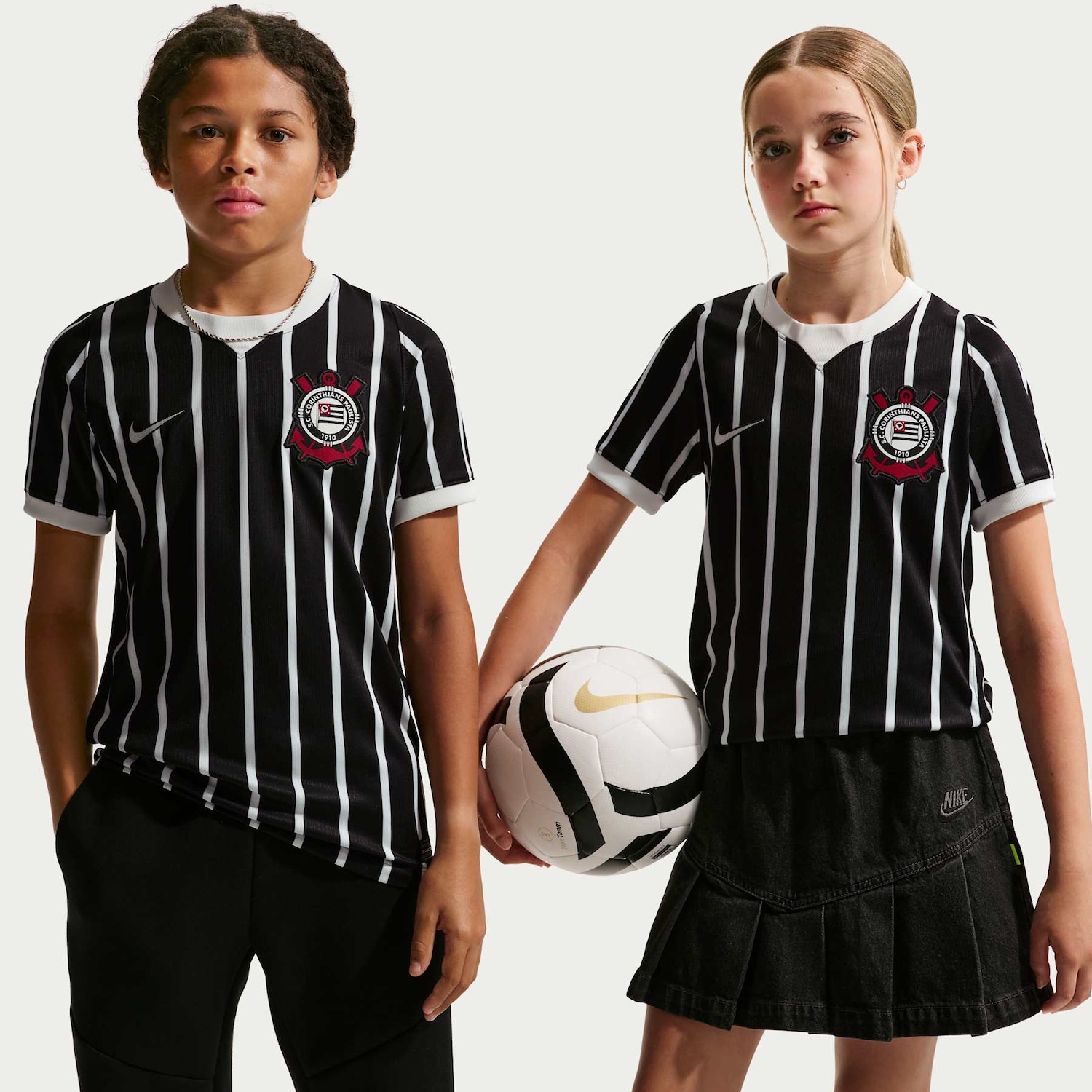 Camisa Corinthians Nike II 2026/27 Torcedor Infantil