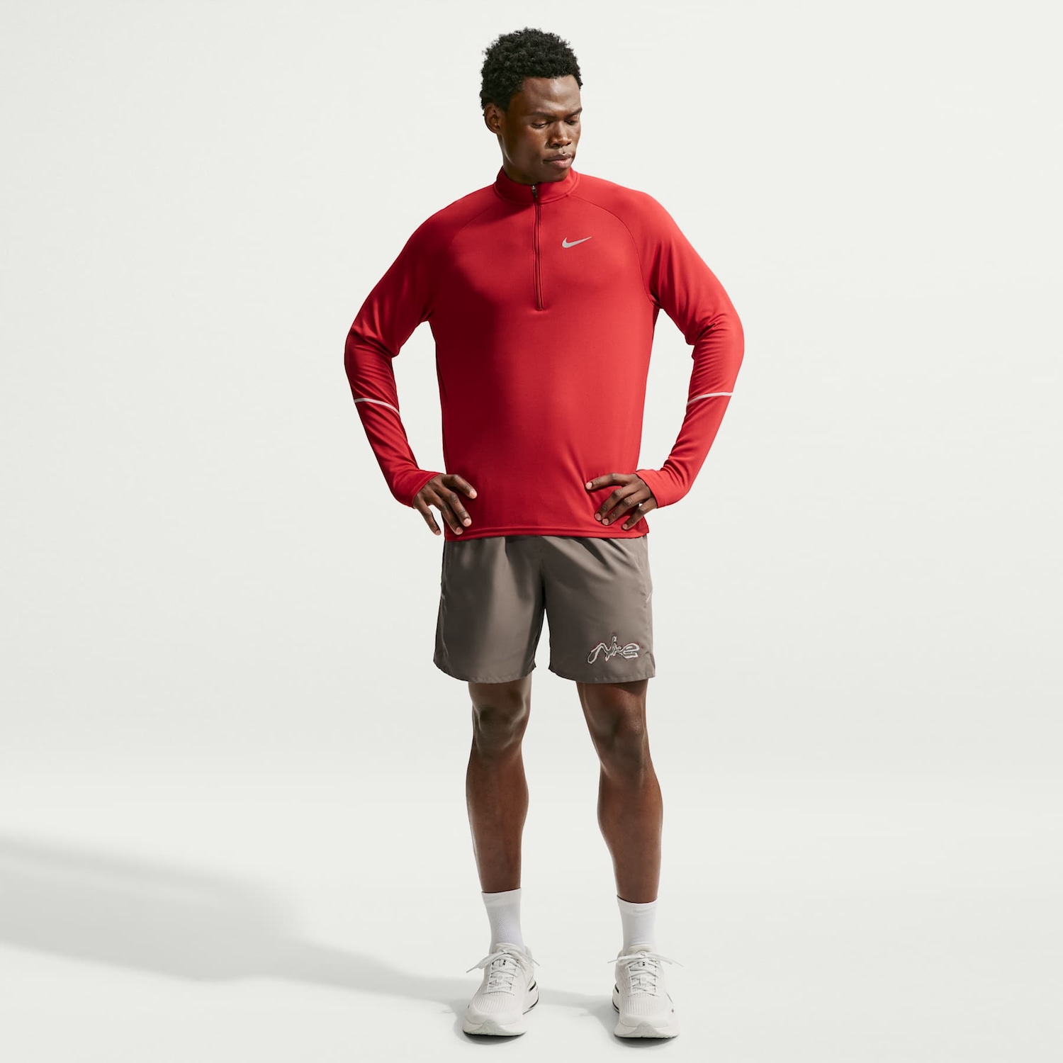 Shorts Dri-FIT Nike Miler HBR 7" Masculino | Cor: Marrom | Tamanho: G