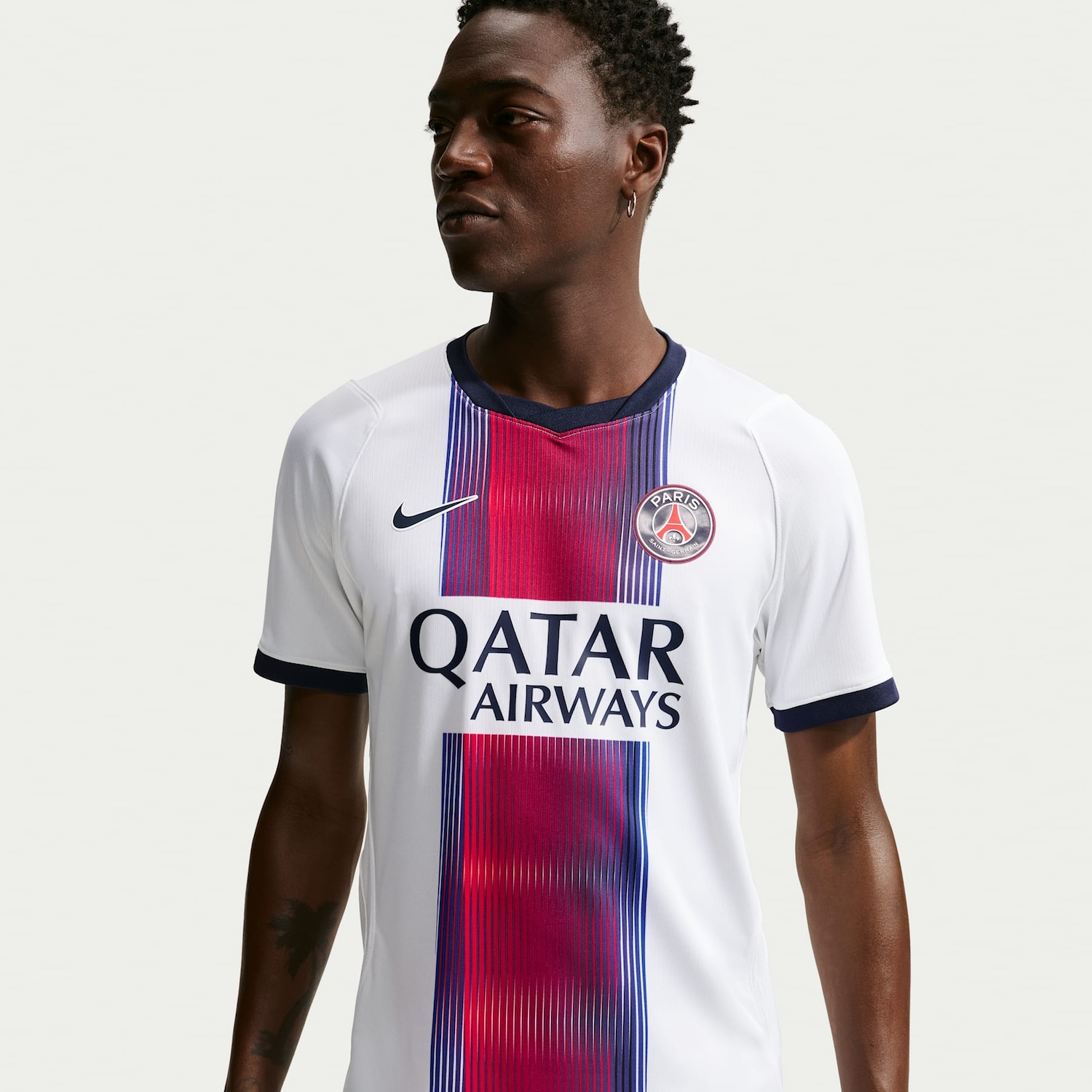 Camisa Paris Saint-Germain Nike II 2026/27 Torcedor Pro Masculina | Cor: Branco | Tamanho: G