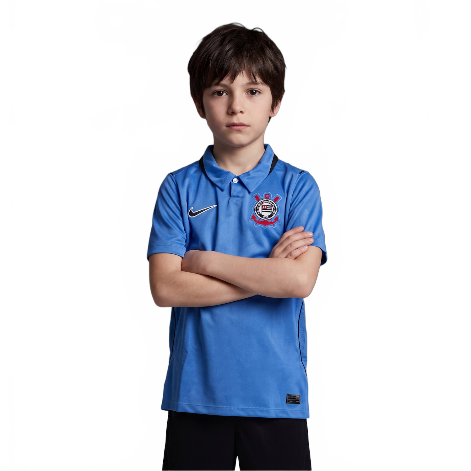 Camisa Corinthians Nike III 2026/27 Torcedor Pro Infantil | Cor: Azul | Tamanho: G