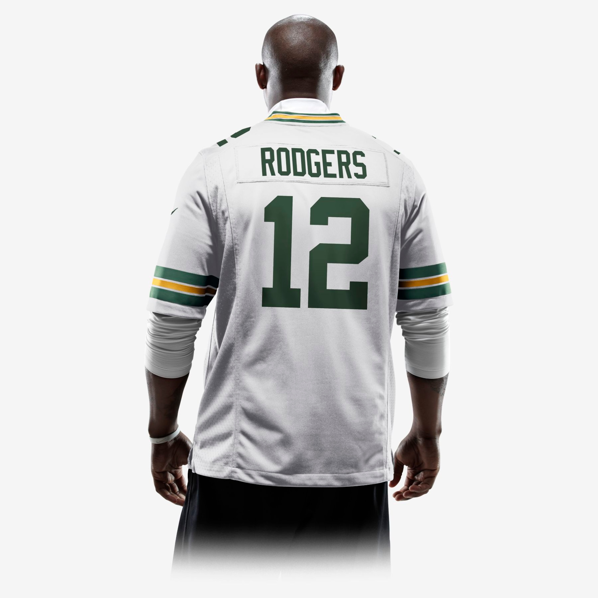 Camisa Futebol Americano Nike Green Bay Packers Masculina (Aaron Rodgers) - Foto 4