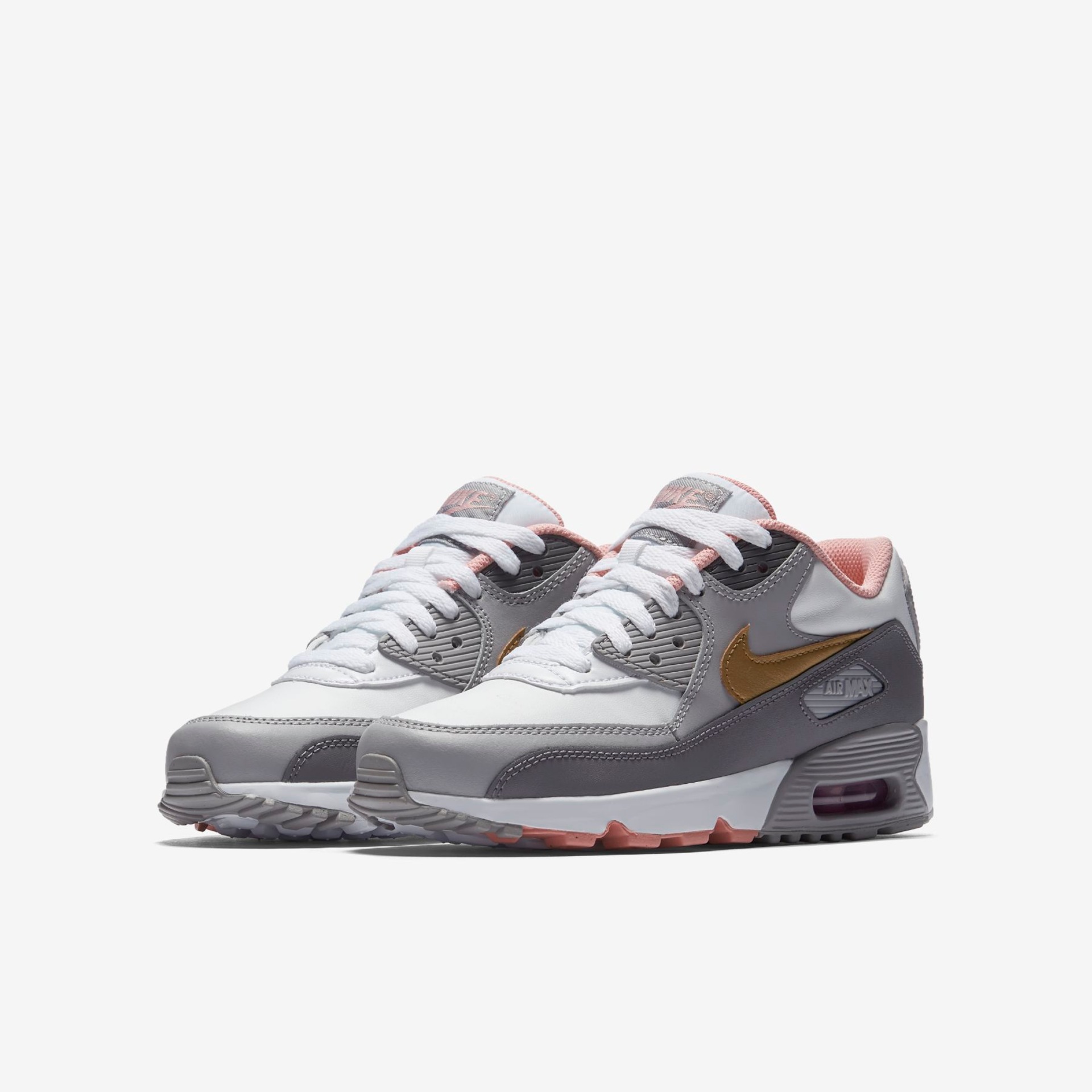 Tênis Nike Air Max 90 Leather Infantil - Foto 5