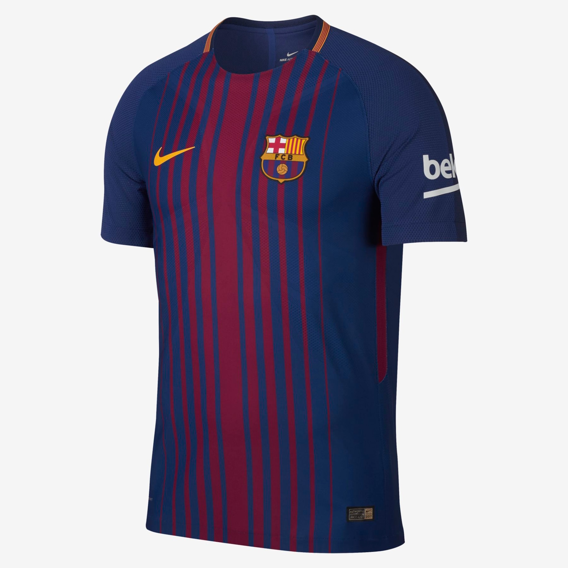 Camiseta Nike Barcelona I Vapor 2017/2018 Jogador Masculina - Foto 1