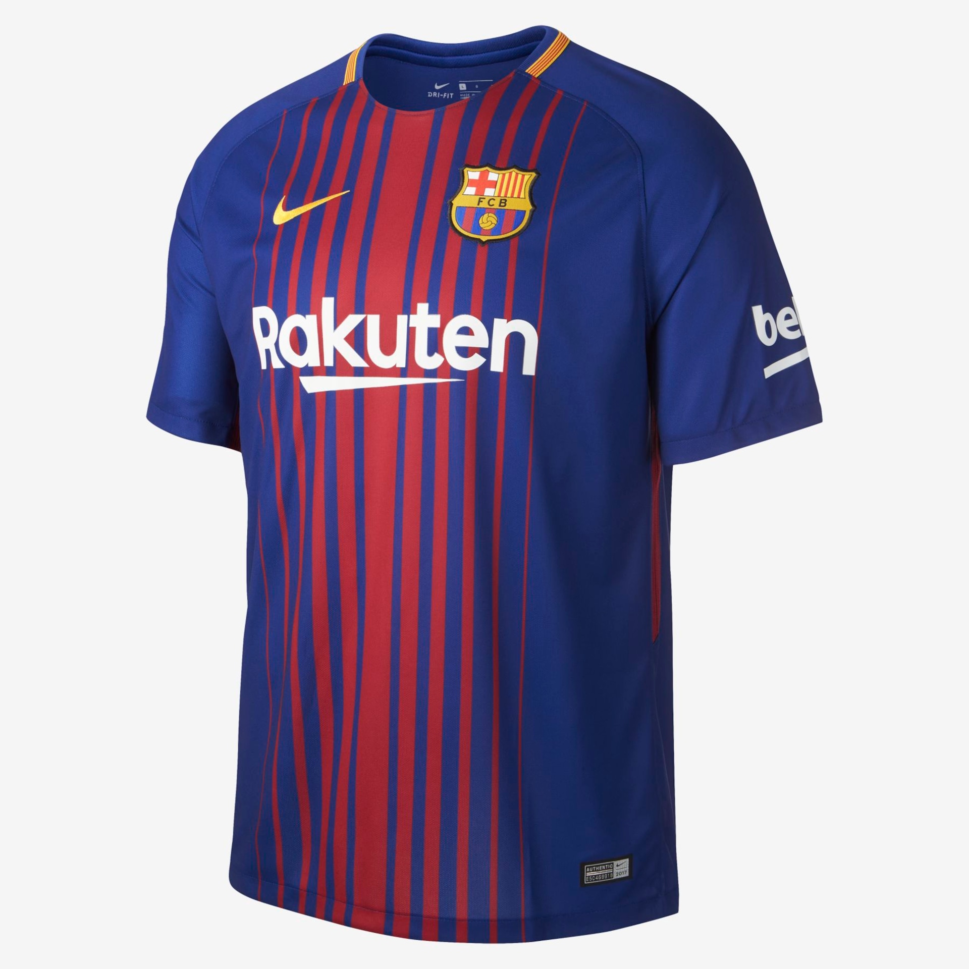 Camiseta Nike Barcelona I 2017/2018 Torcedor Pro Masculina - Foto 1