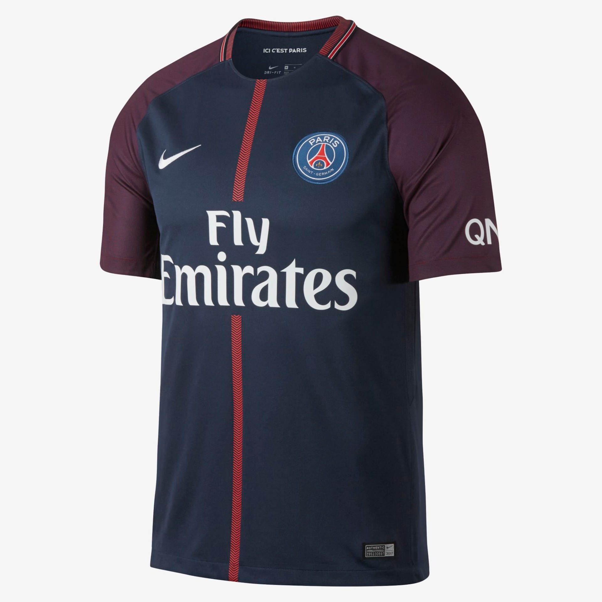 Camiseta Nike PSG I 2017/2018 Torcedor Pro Masculina - Foto 1
