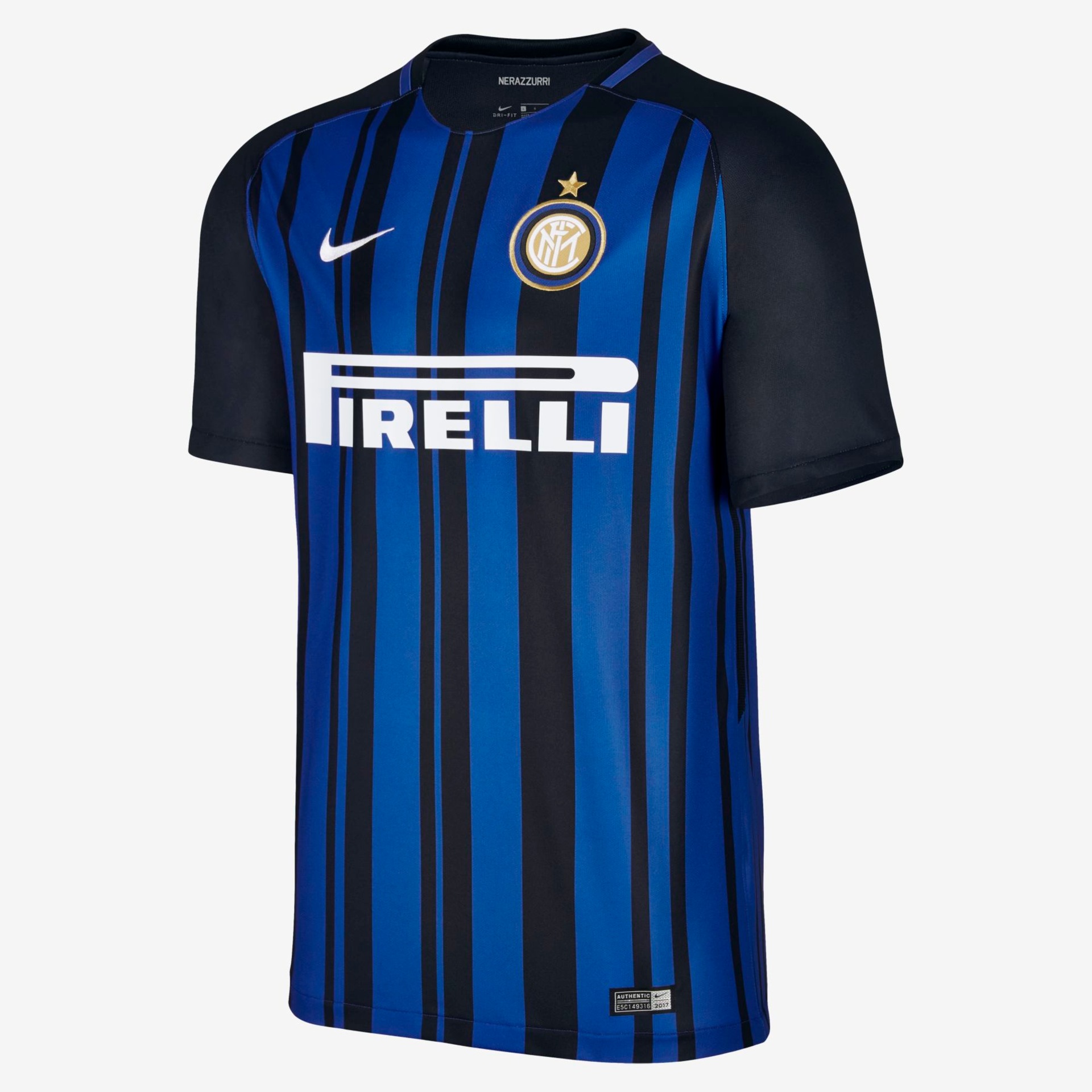 Camiseta Nike Inter de Milão I 2017/2018 Torcedor Pro Masculina - Foto 1