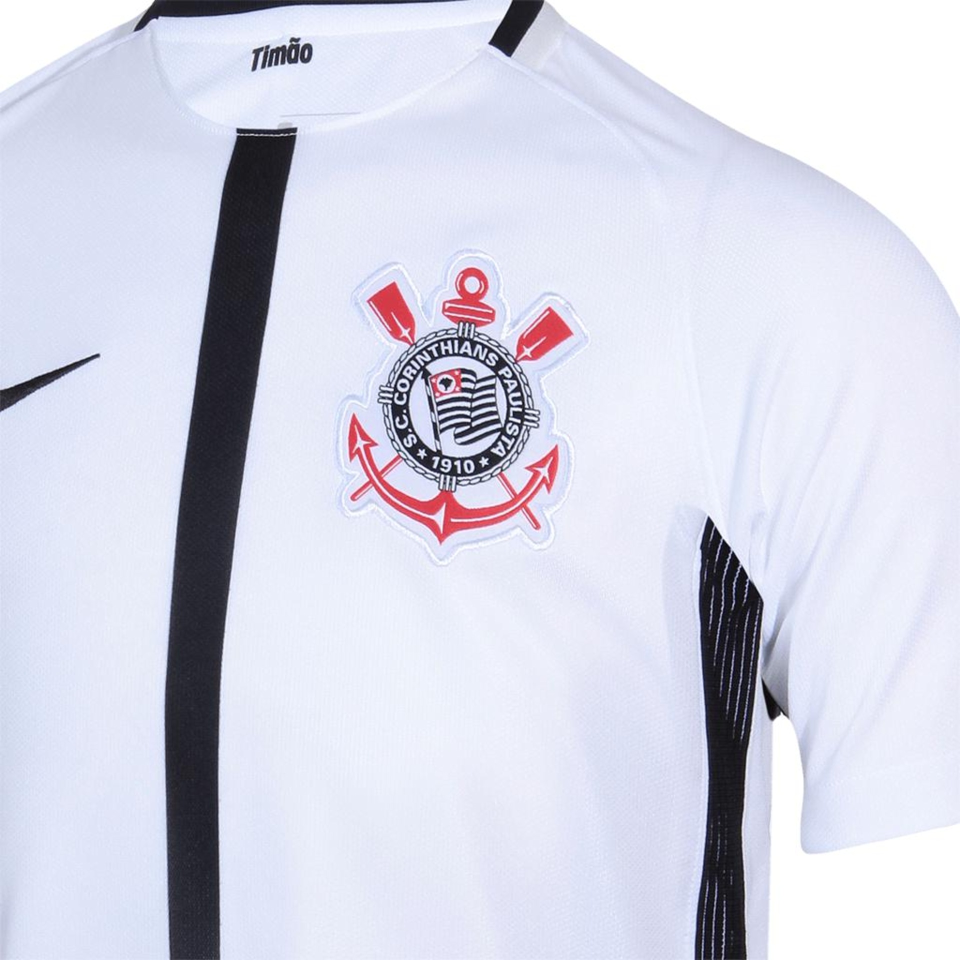 Camiseta Nike Corinthians I 2017/2018 Torcedor Pro Infantil - Foto 4