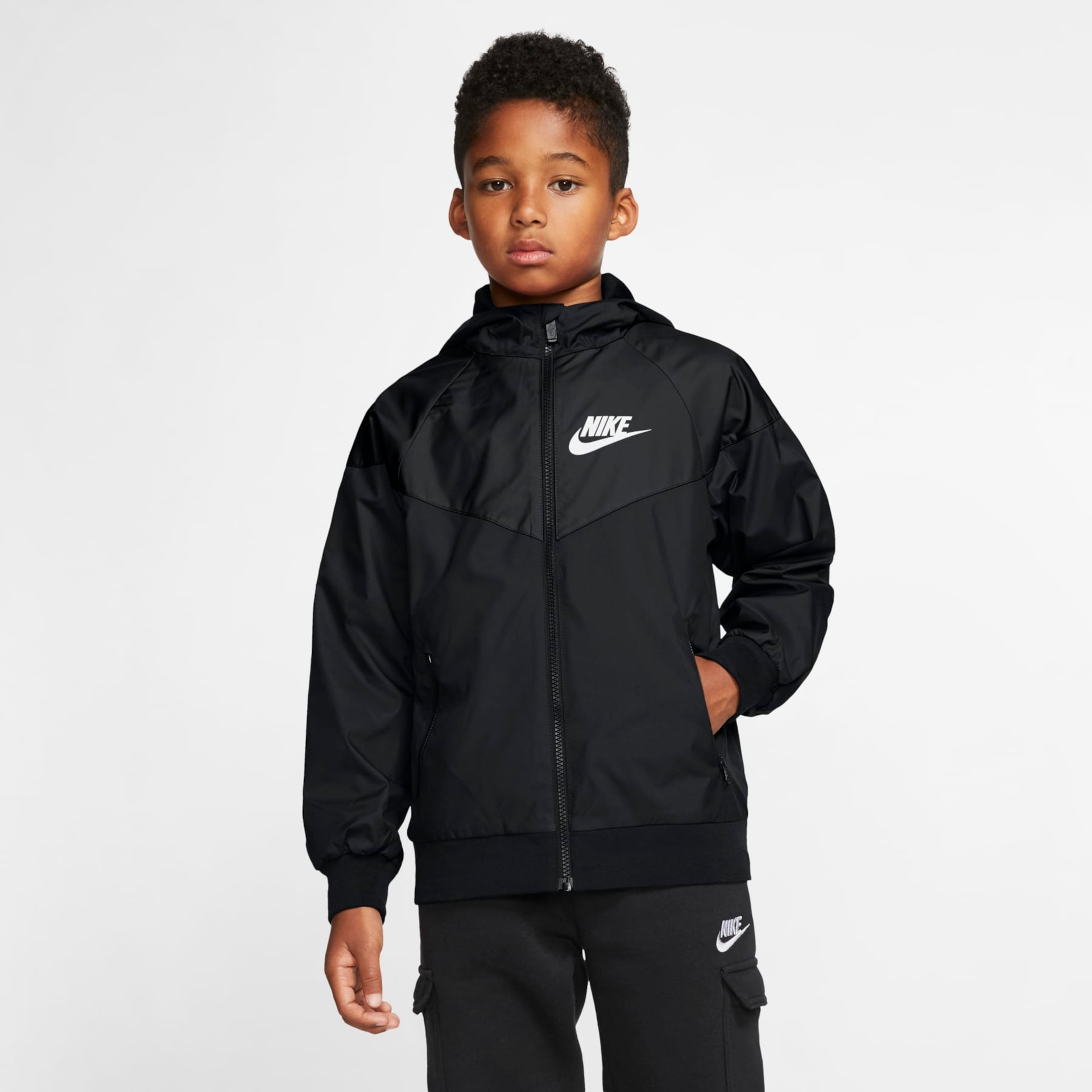 Jaqueta Nike Sportswear Windrunner Infantil - Foto 1