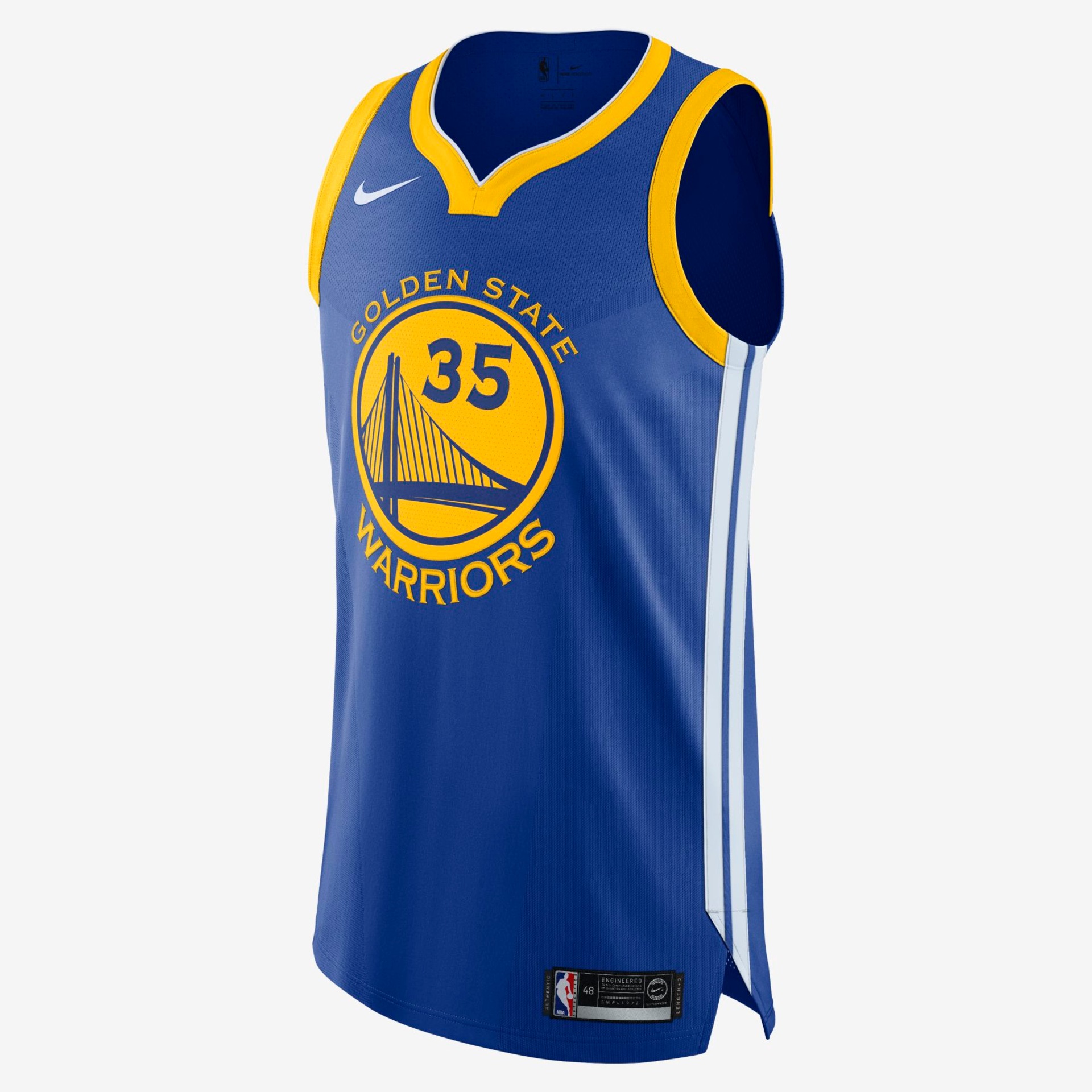 CAMISETA SEM MANGA GSW M NK AUTH JSY ROA - Foto 1