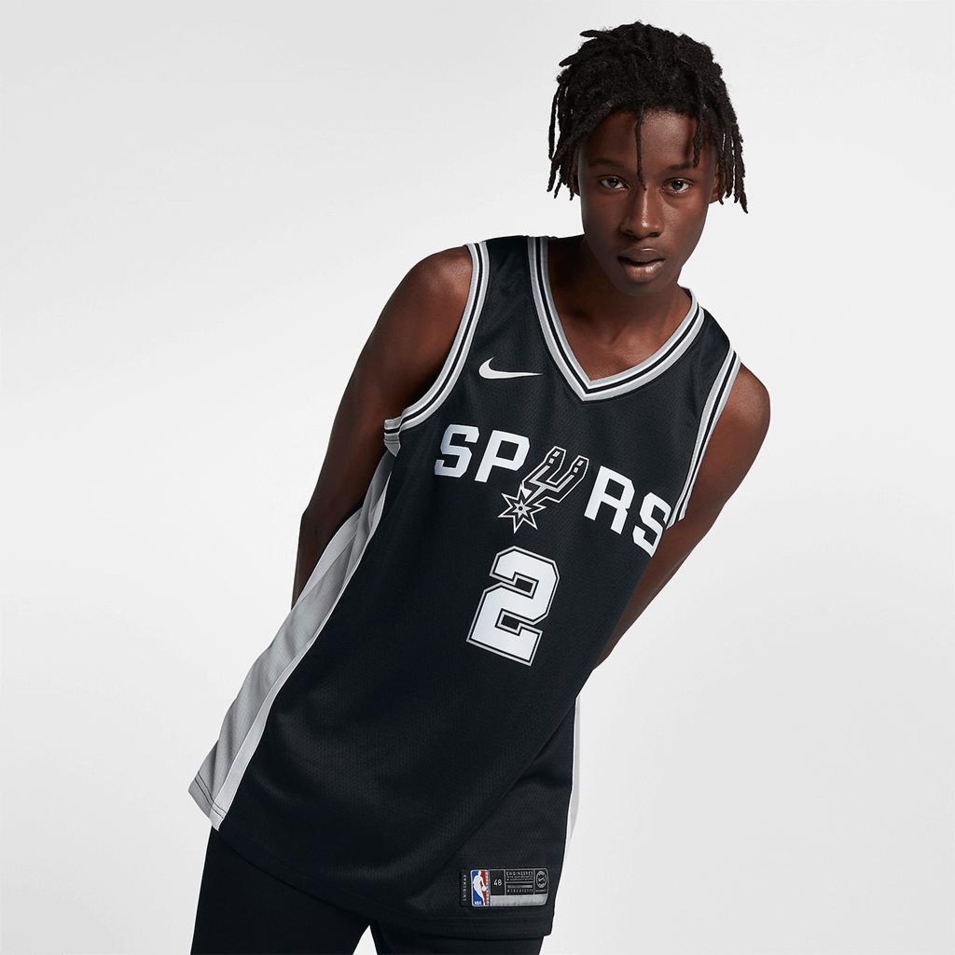 Camiseta Nike San Antonio Spurs Icon Edition Swingman Masculina - Foto 2