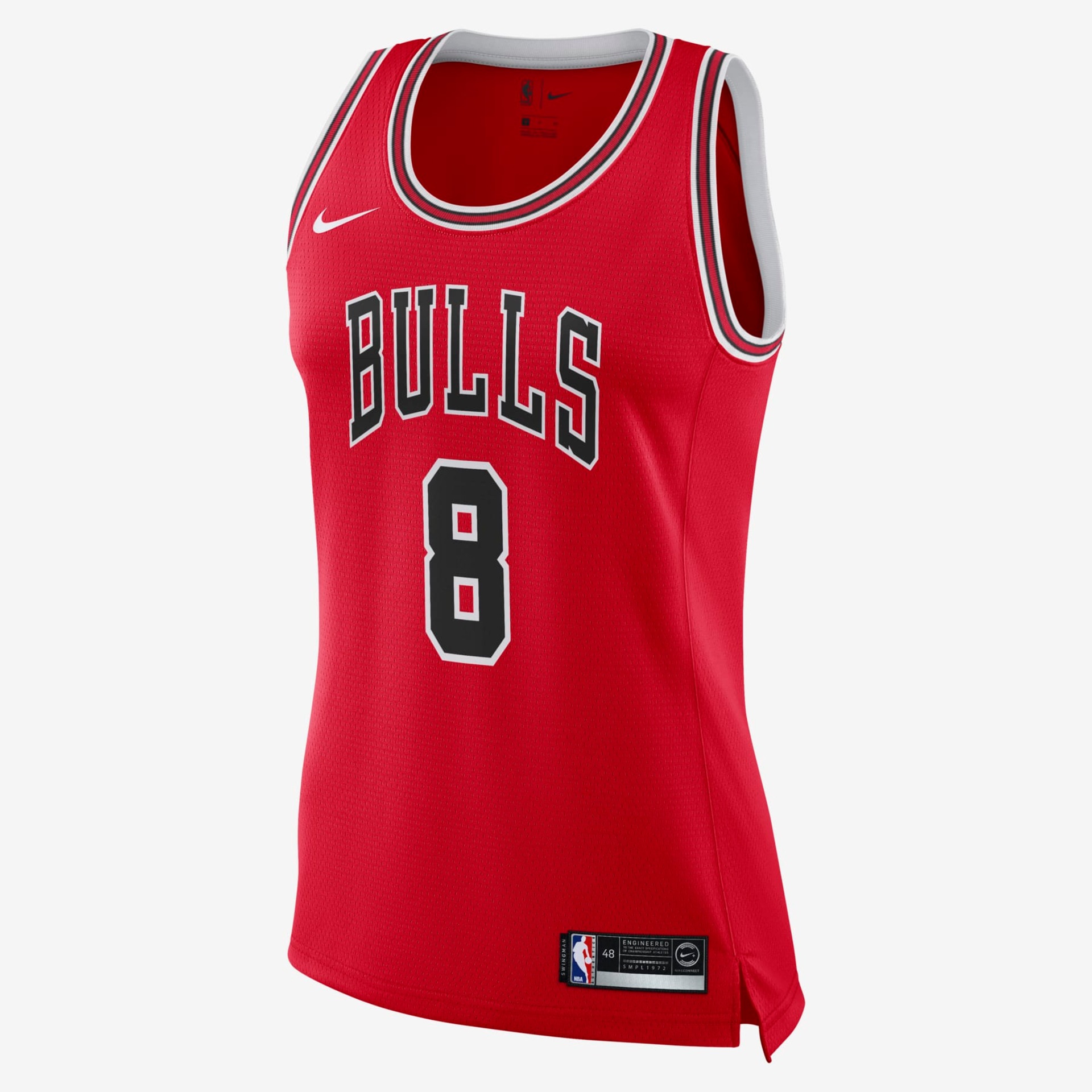 Camiseta Nike Chicago Bulls Icon Edition Swingman Feminina - Foto 1