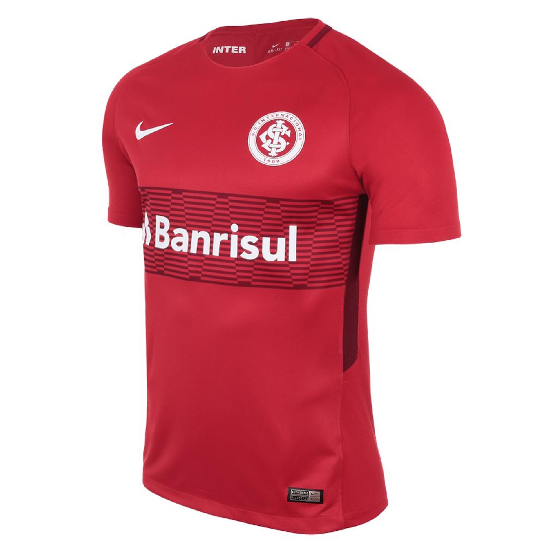 Camisa Nike Internacional I 2017/18 Torcedor Masculina - Foto 1